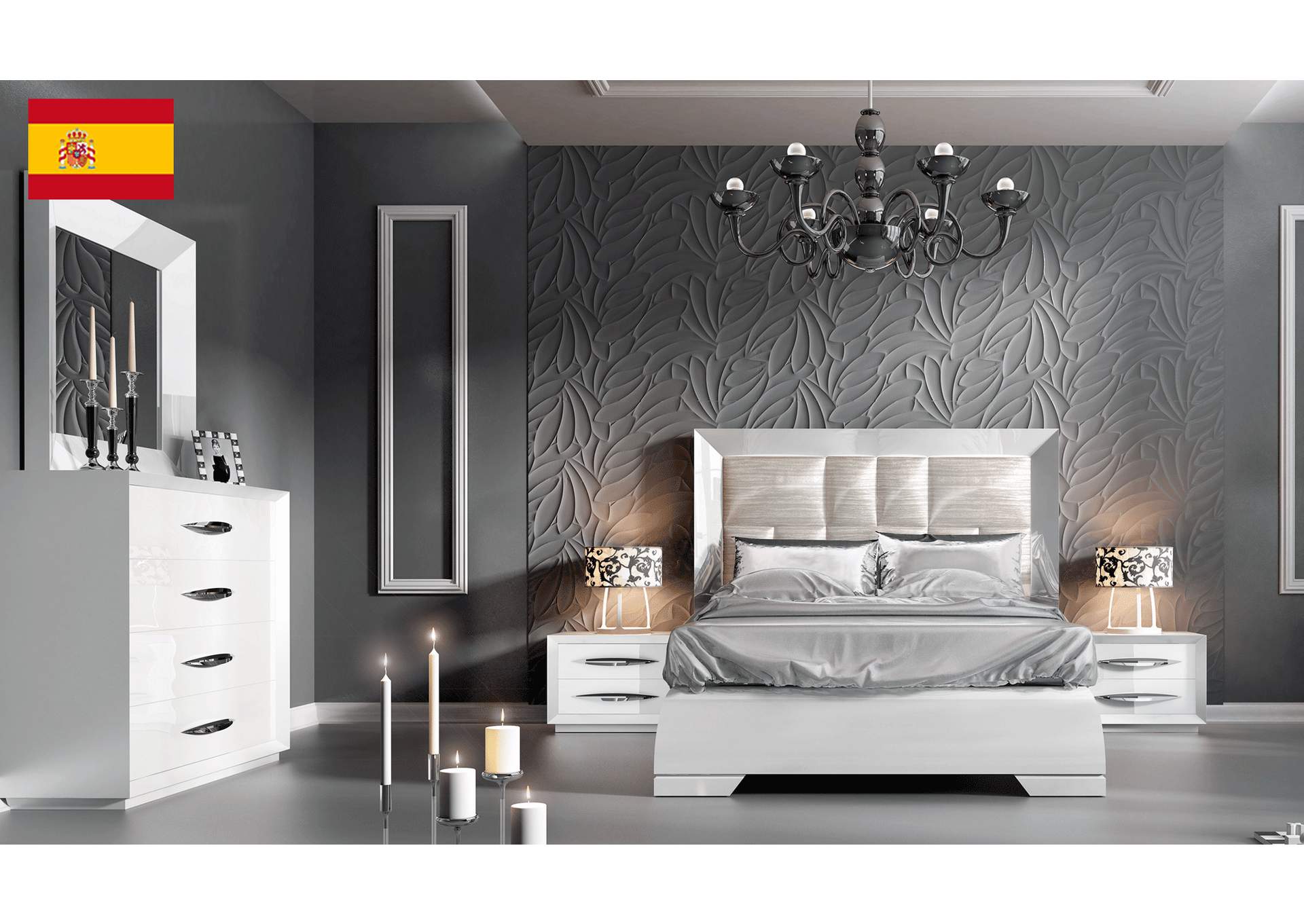 Carmen Bedroom White SET image 1