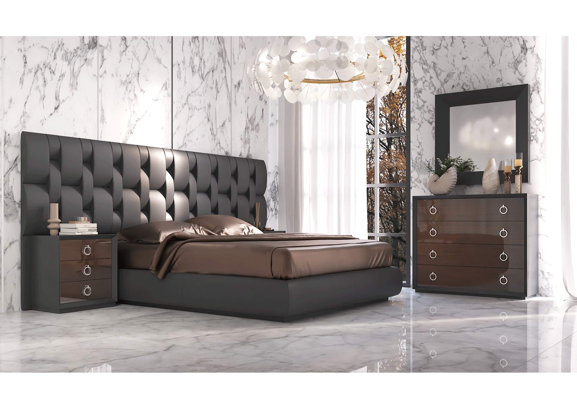 Emporio Black Bedroom SET image 7