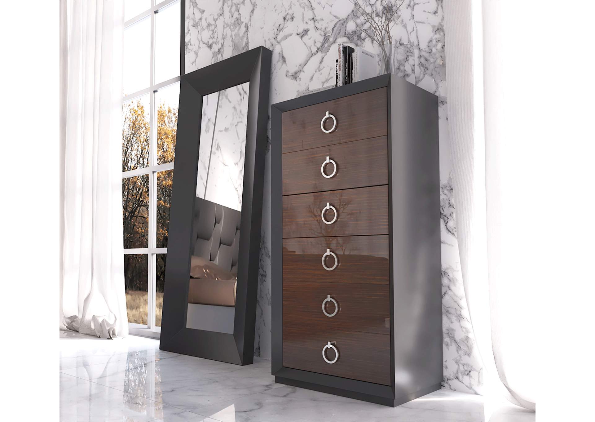 Emporio Black Bedroom SET image 5