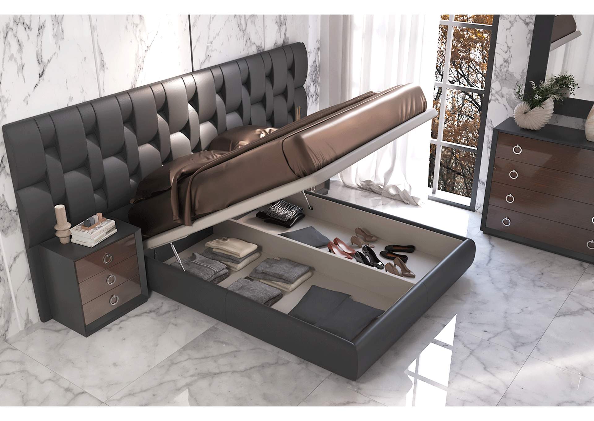 Emporio Black Bedroom SET image 4