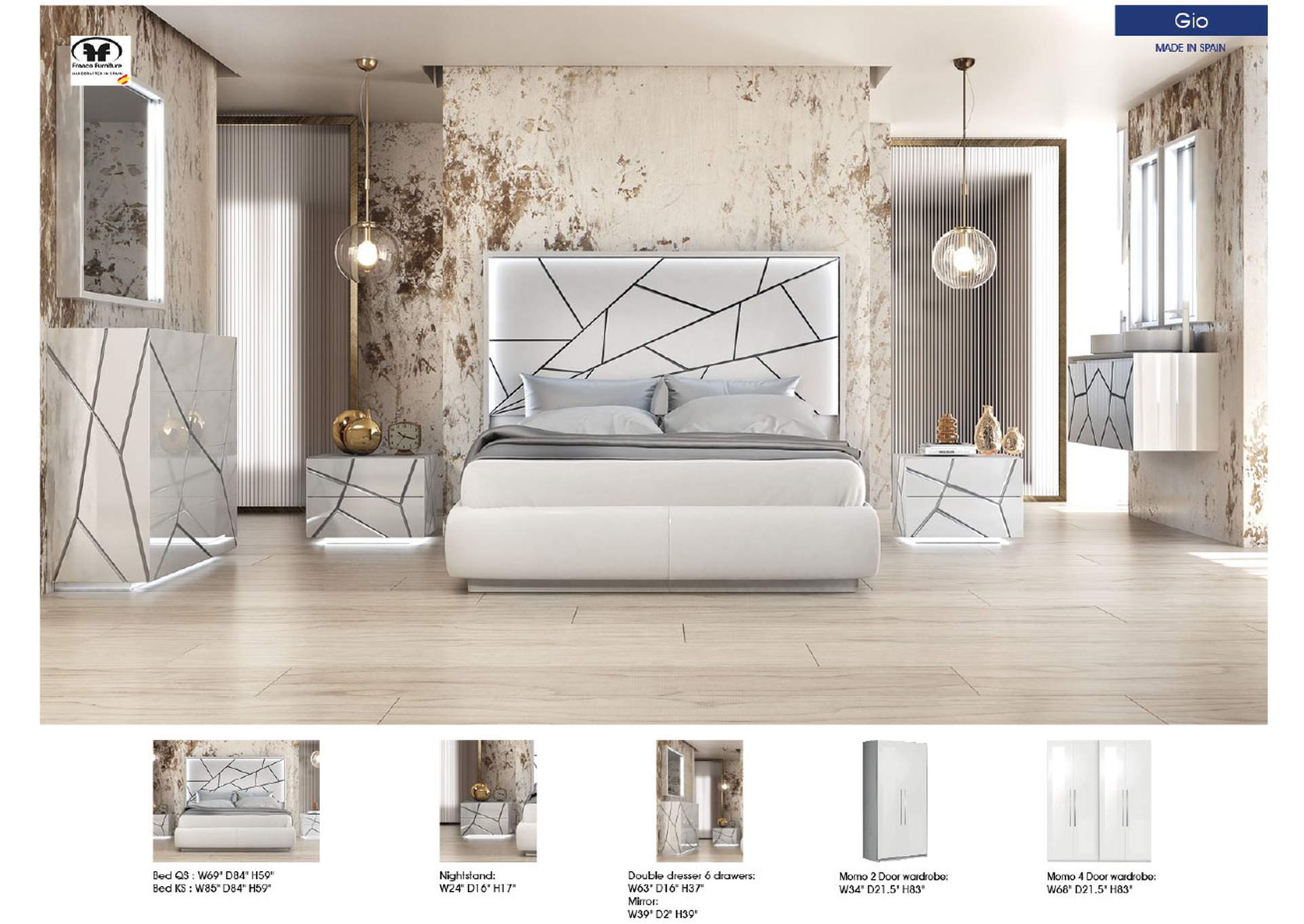 Gio Bedroom SET image 7