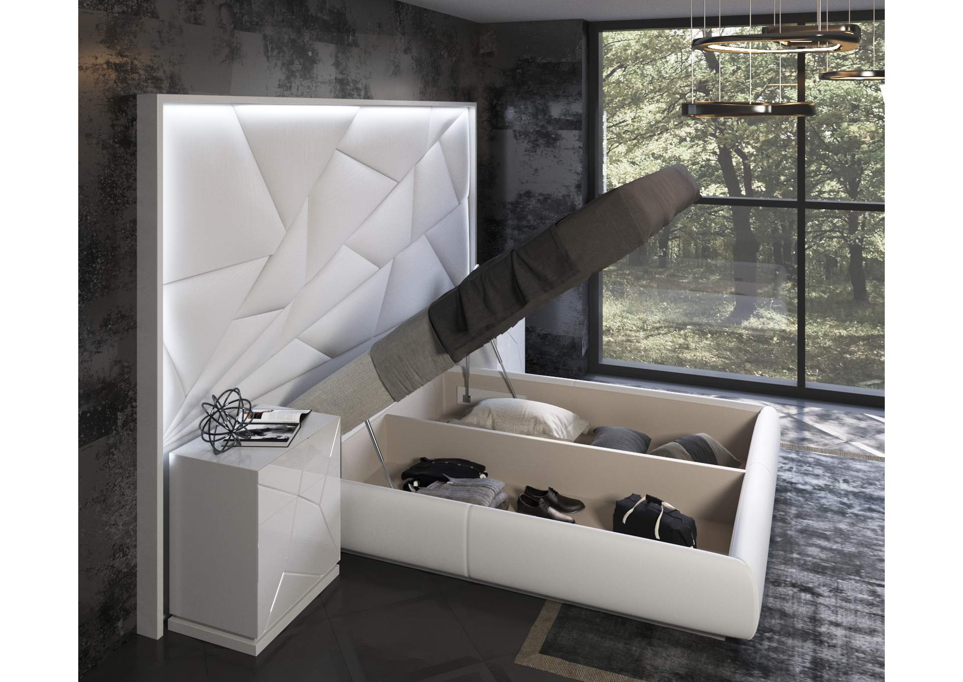 Majesty Bedroom with Light And Kiu Cases SET image 11