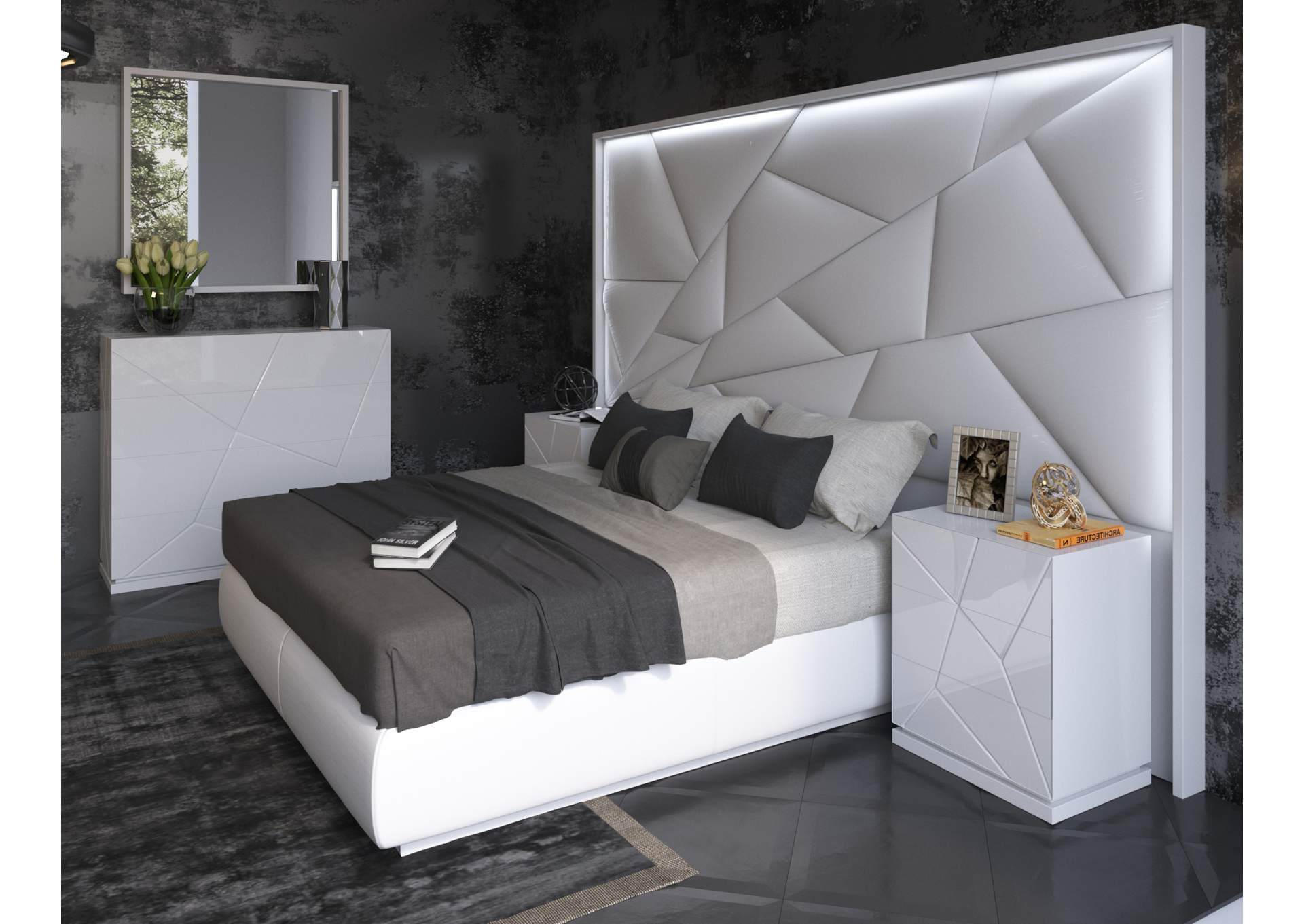 Majesty Bed with Light SET image 8