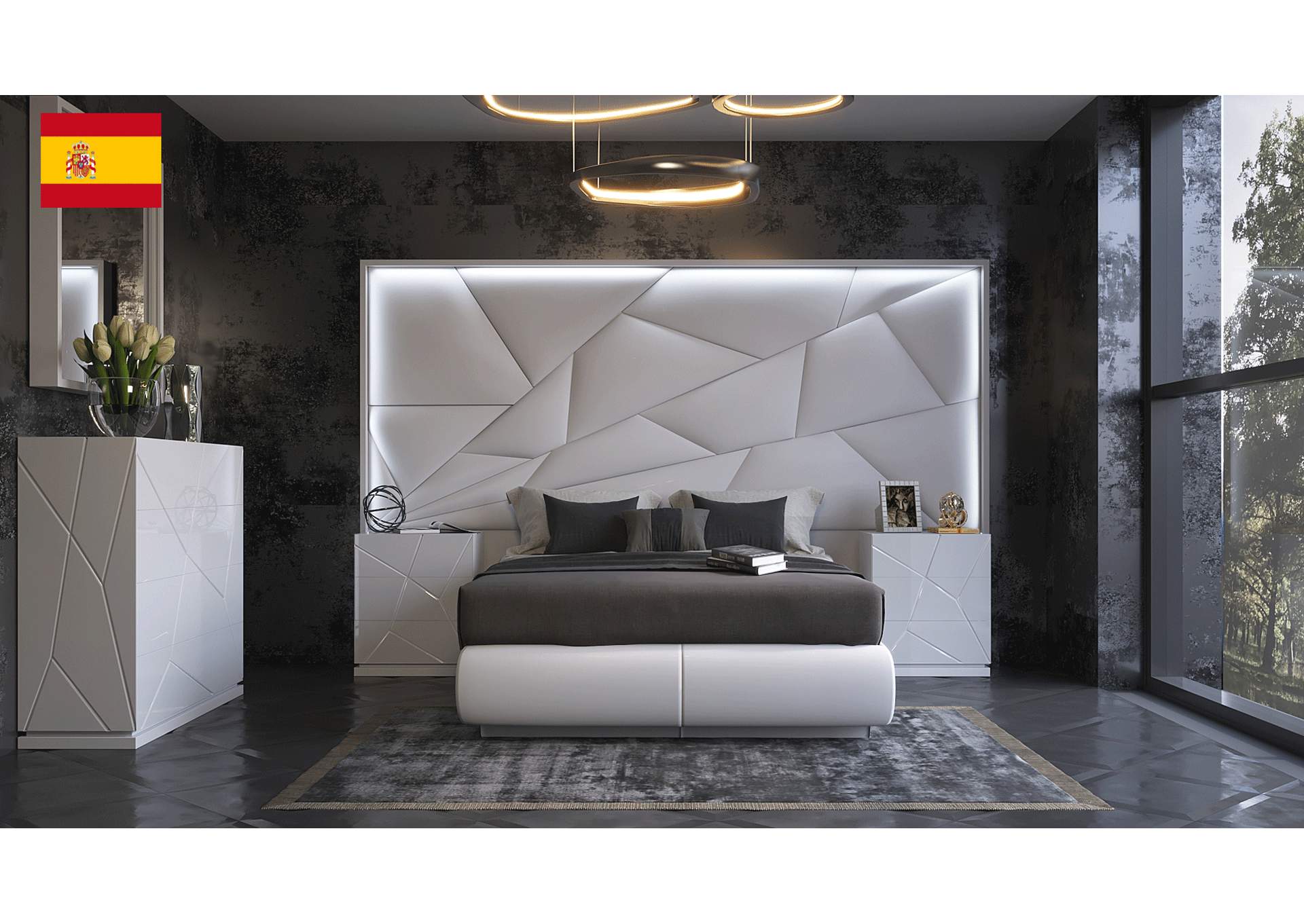 Majesty Bedroom with Light And Kiu Cases SET image 1