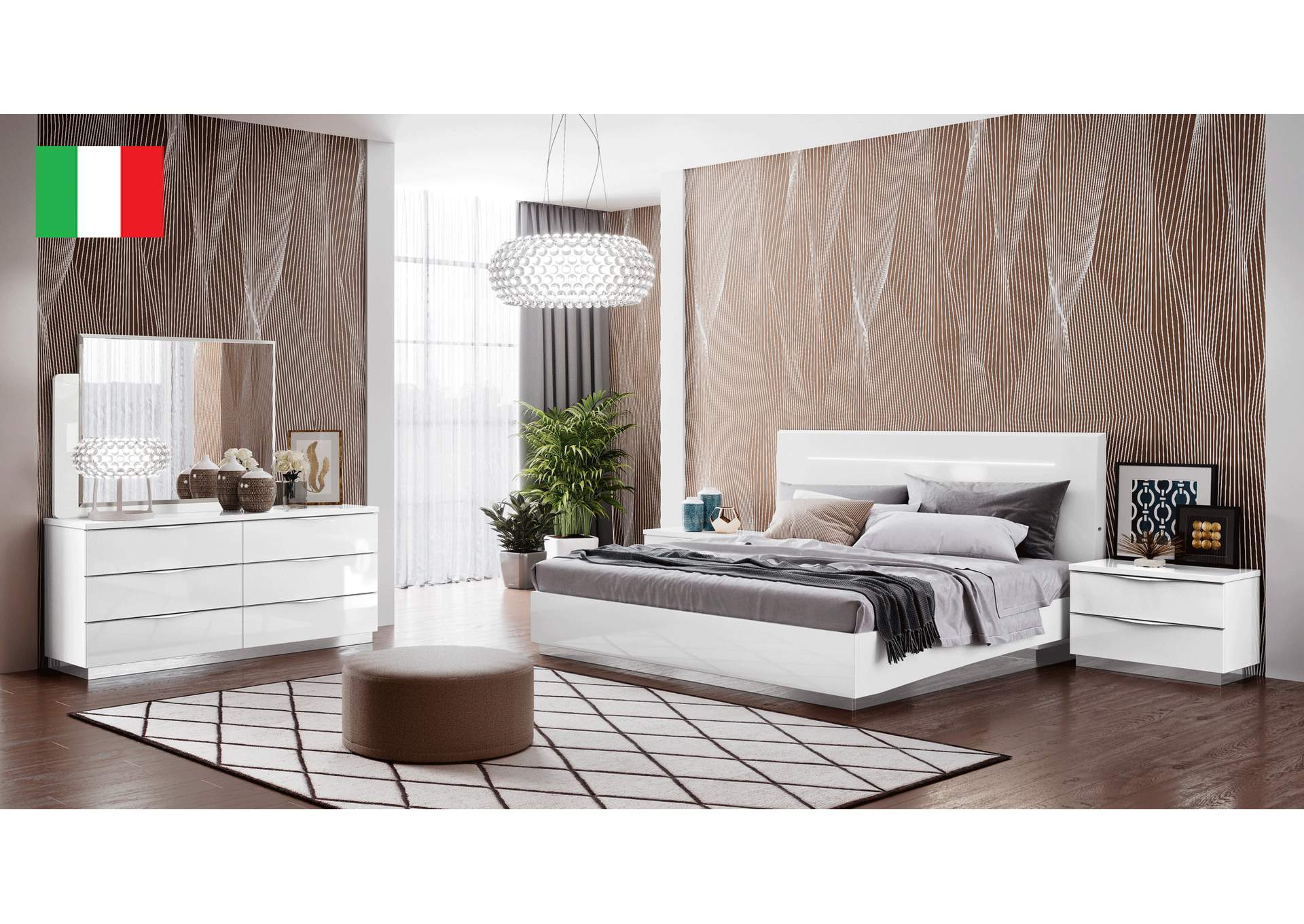 Onda Legno White Bedroom SET image 1