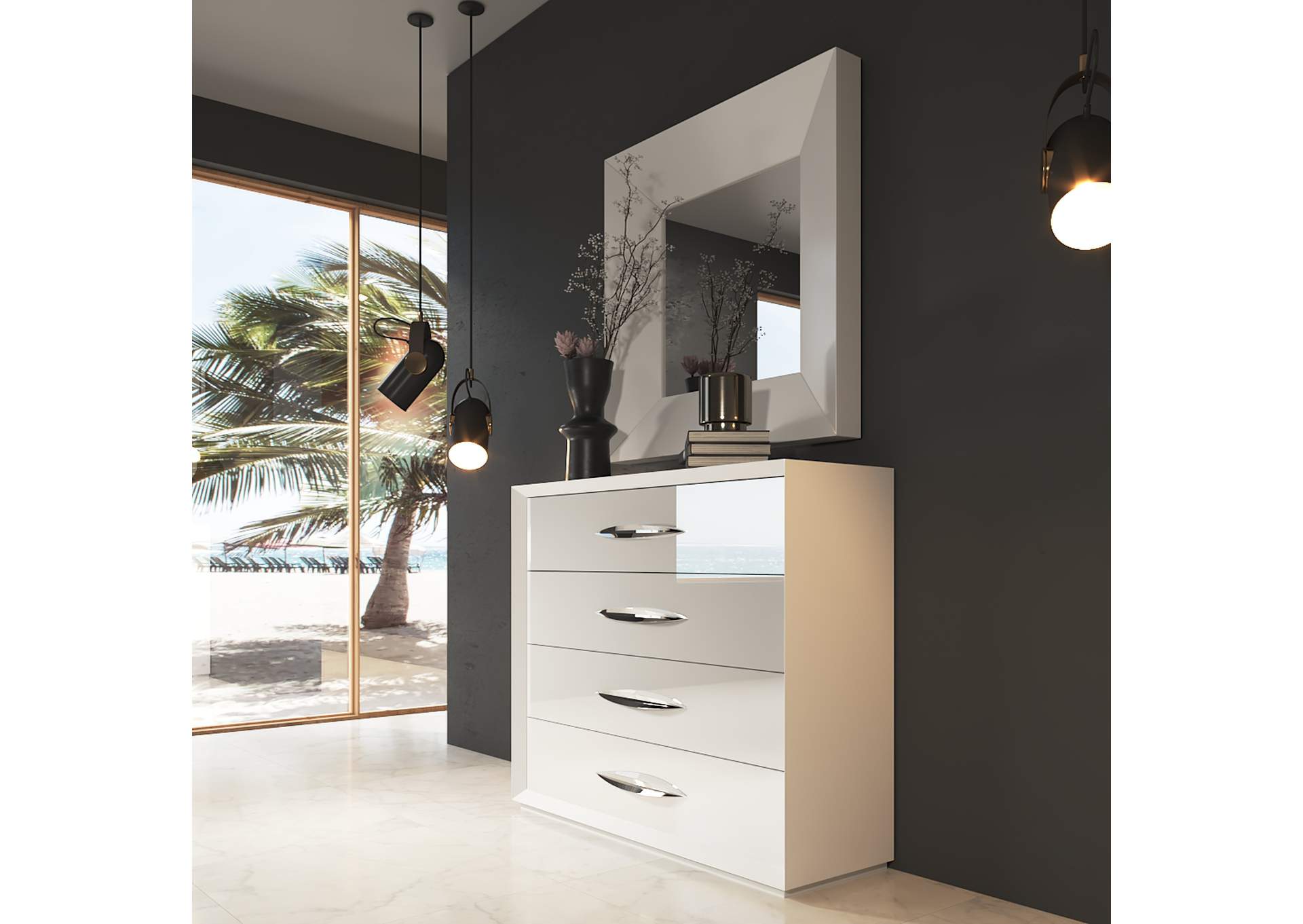 Orion Bed with Emporio Nightstands SET image 8