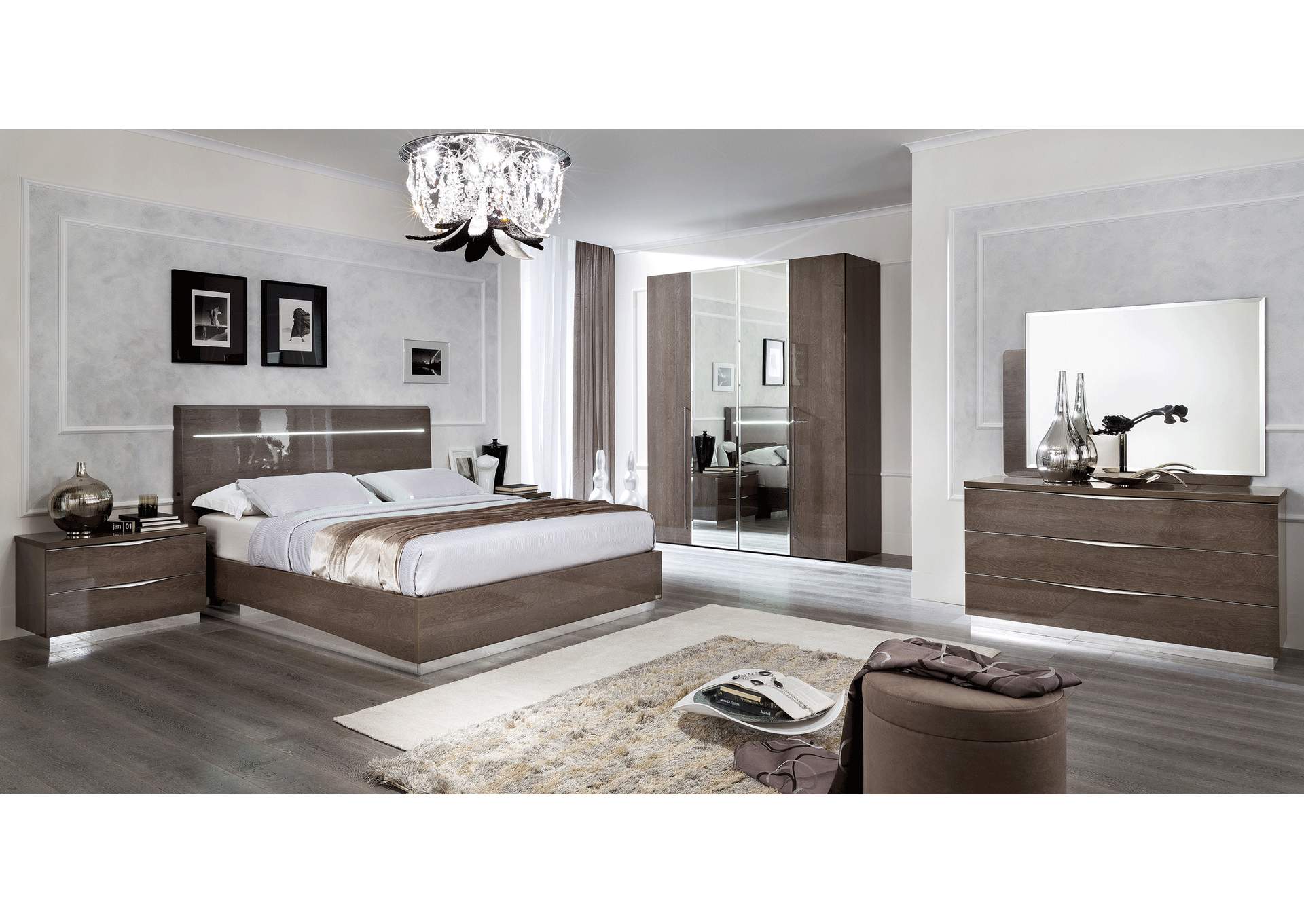 Platinum Legno Bedroom Silver Birch SET image 13
