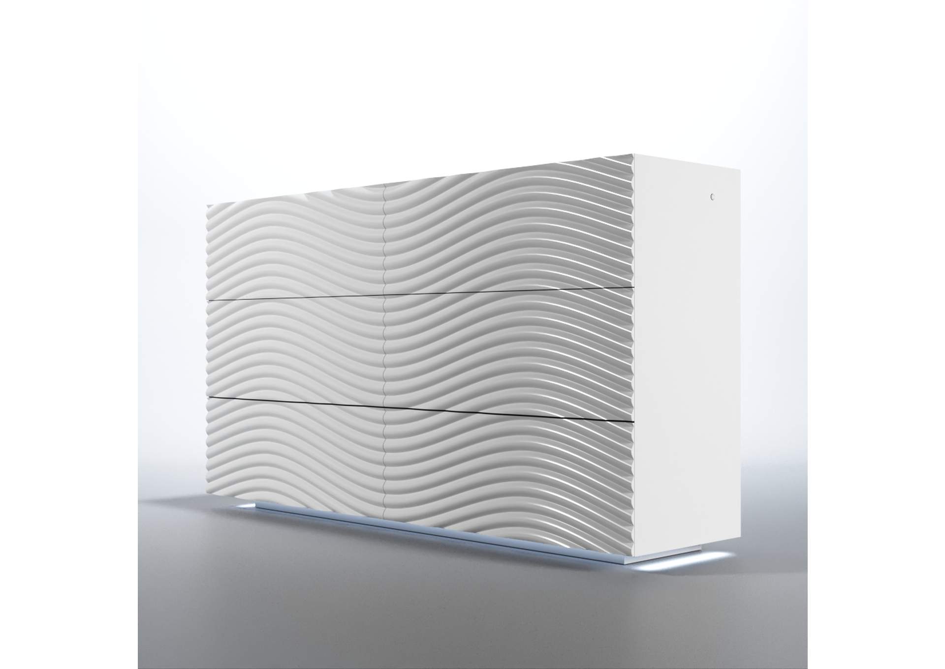 Wave Bedroom White SET image 11