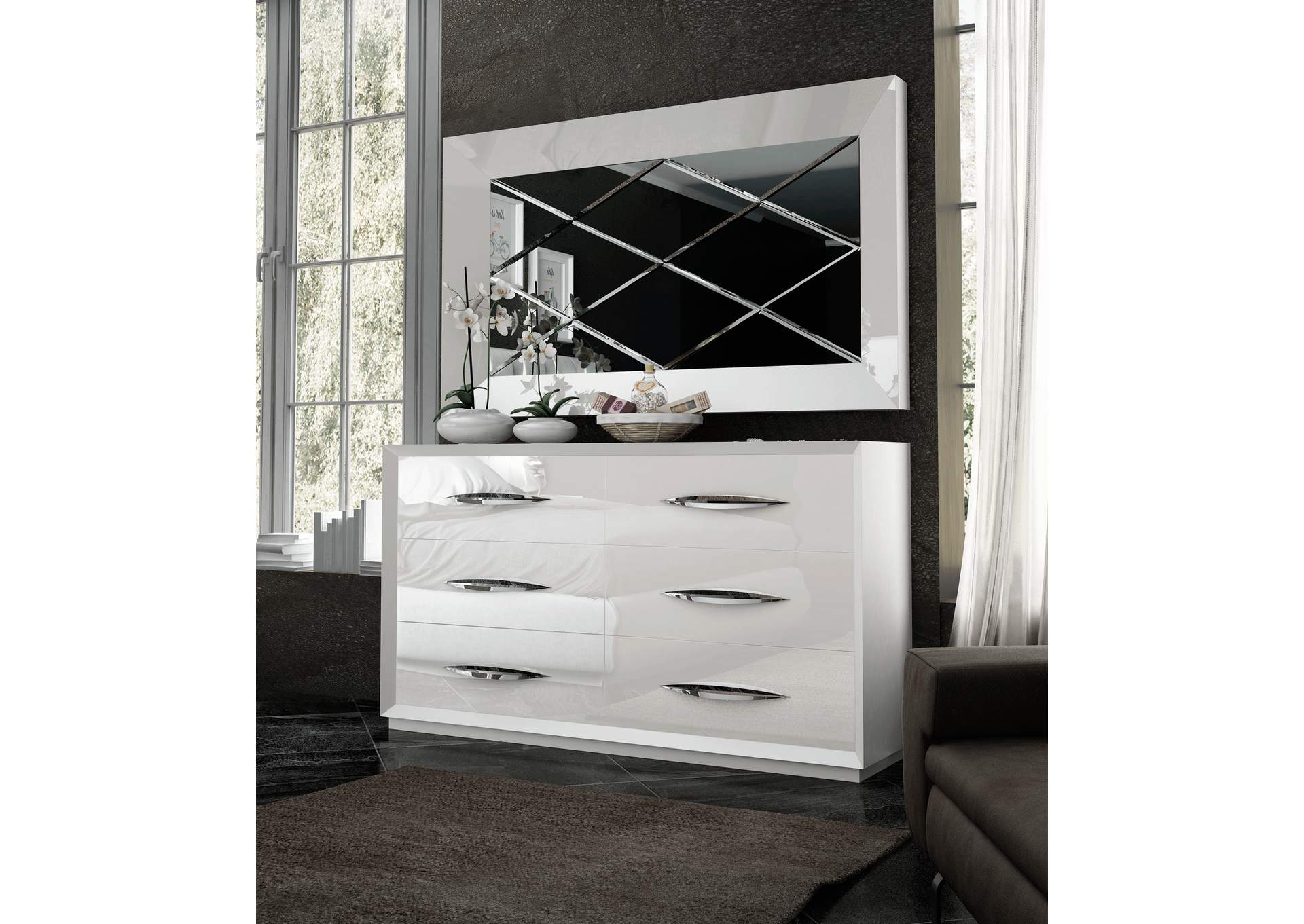 Emporio White Bedroom SET image 6