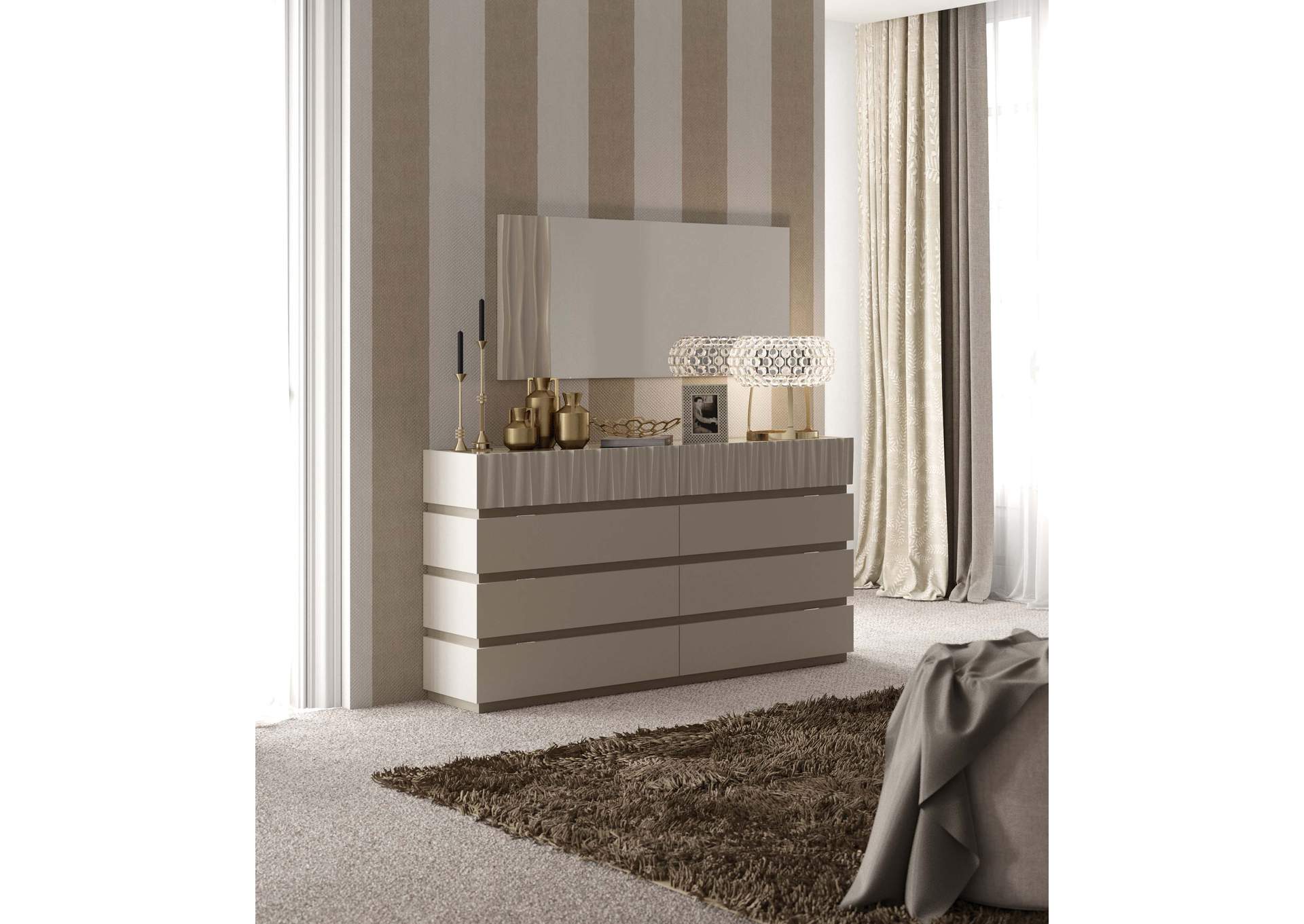 Marina Taupe Bedroom SET image 6