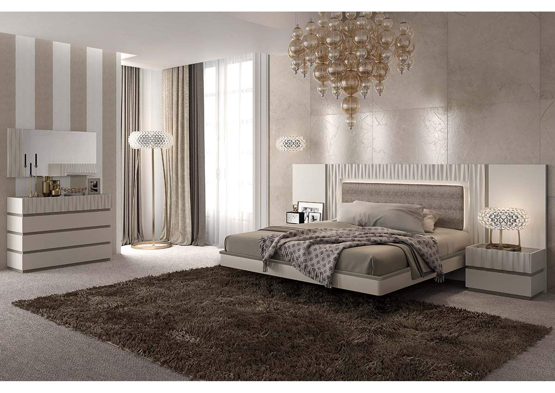 Marina Taupe Bedroom SET image 8