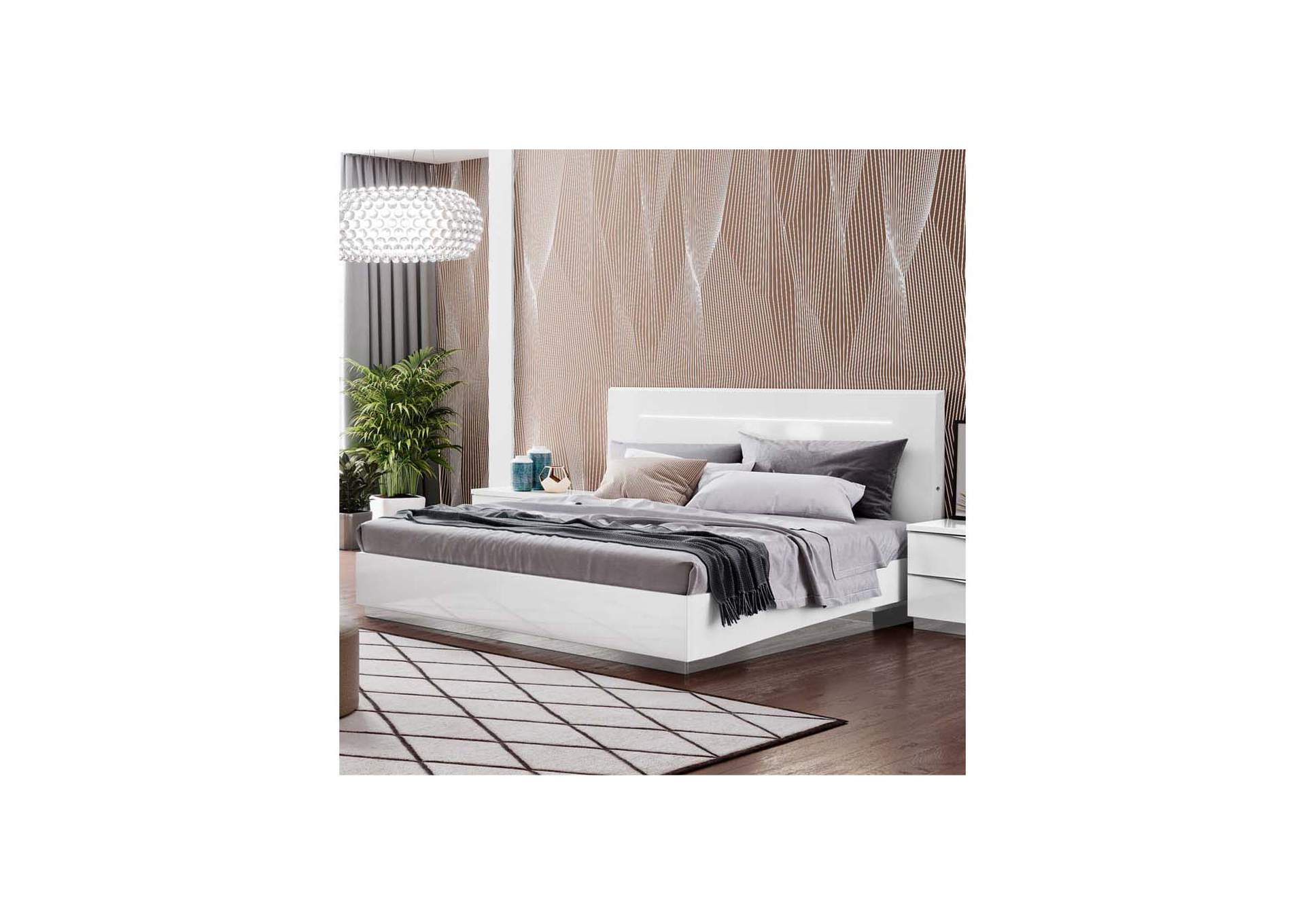Onda Legno White Bedroom SET image 6
