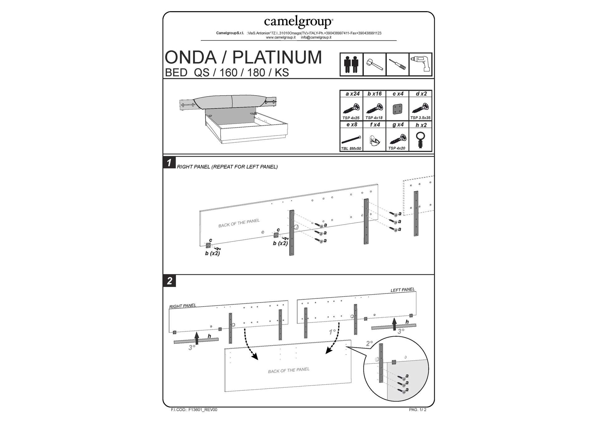 Platinum Queen Drop Bed Silver Birch SET image 4