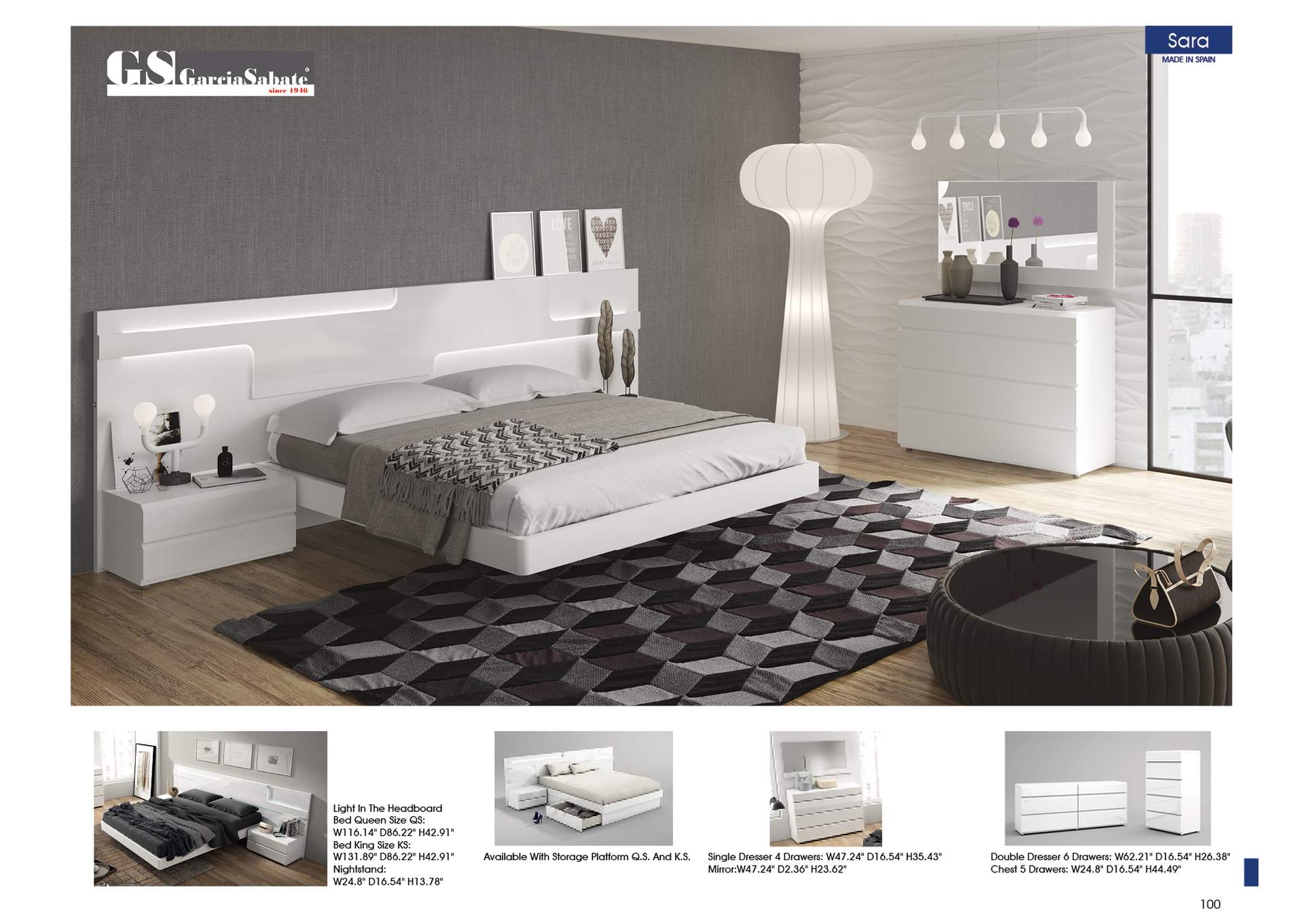 Sara Nightstand SET image 4