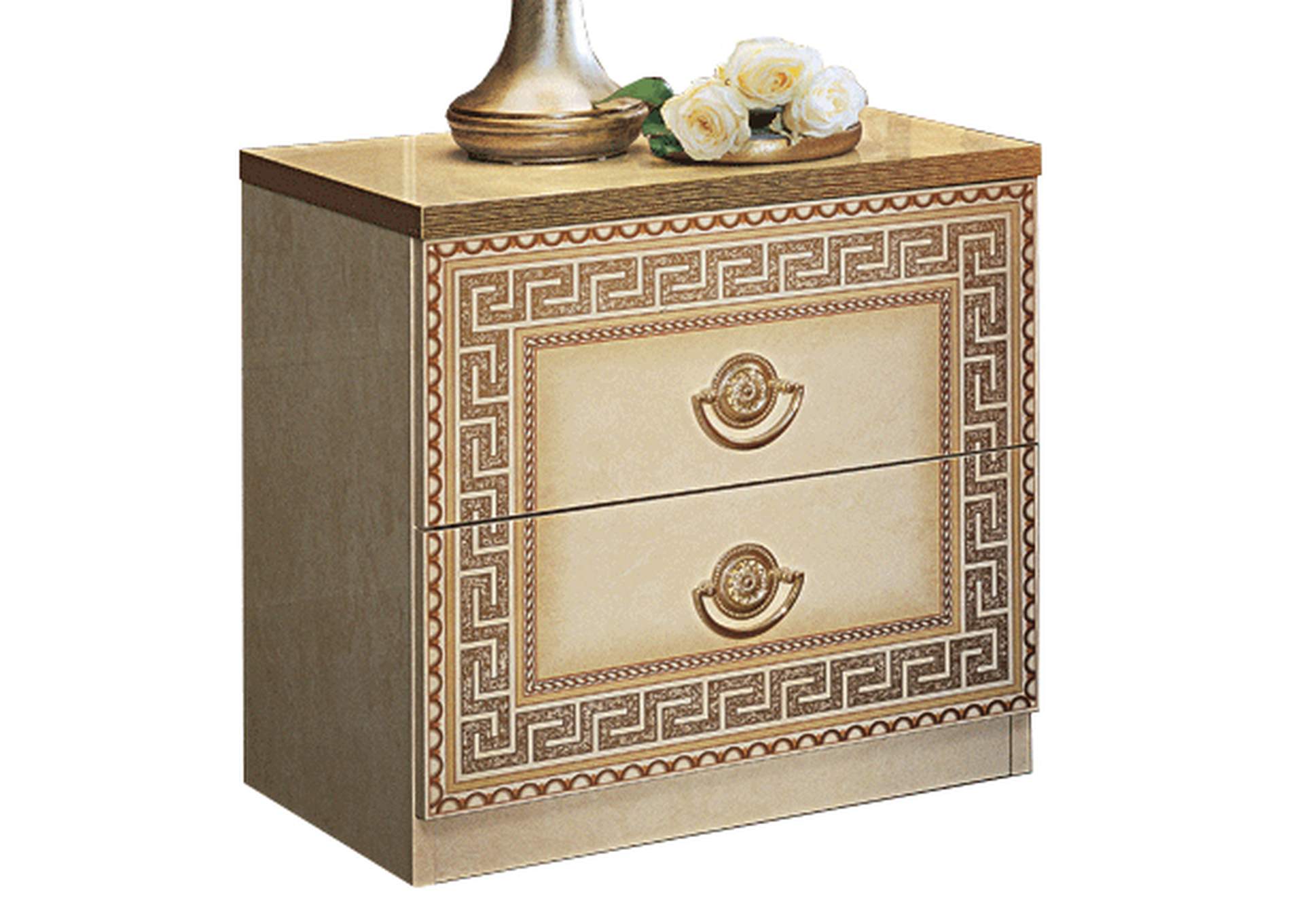 Aida Ivory Nightstand SET image 1