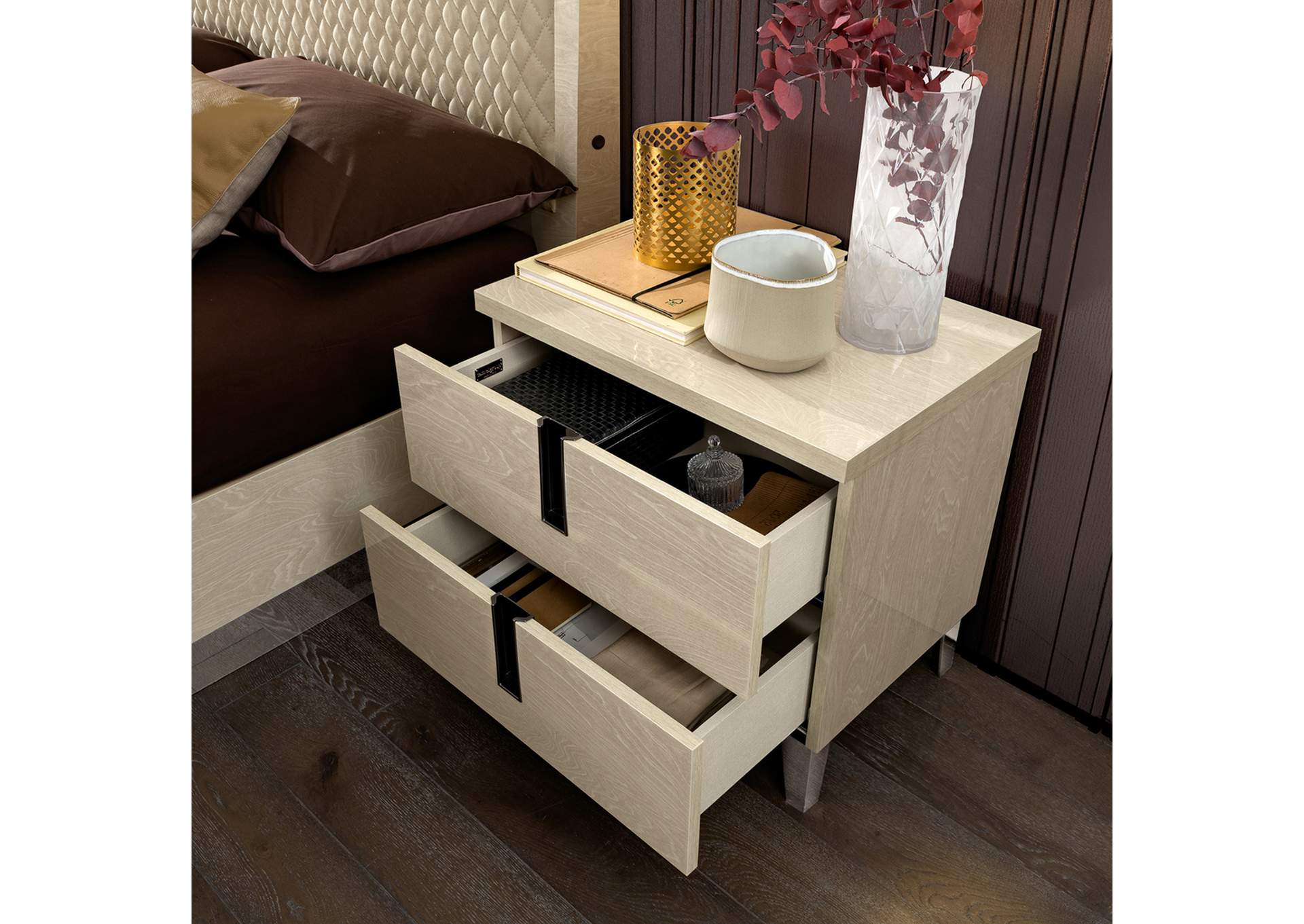 Camel Ambra Nightstand SET image 3