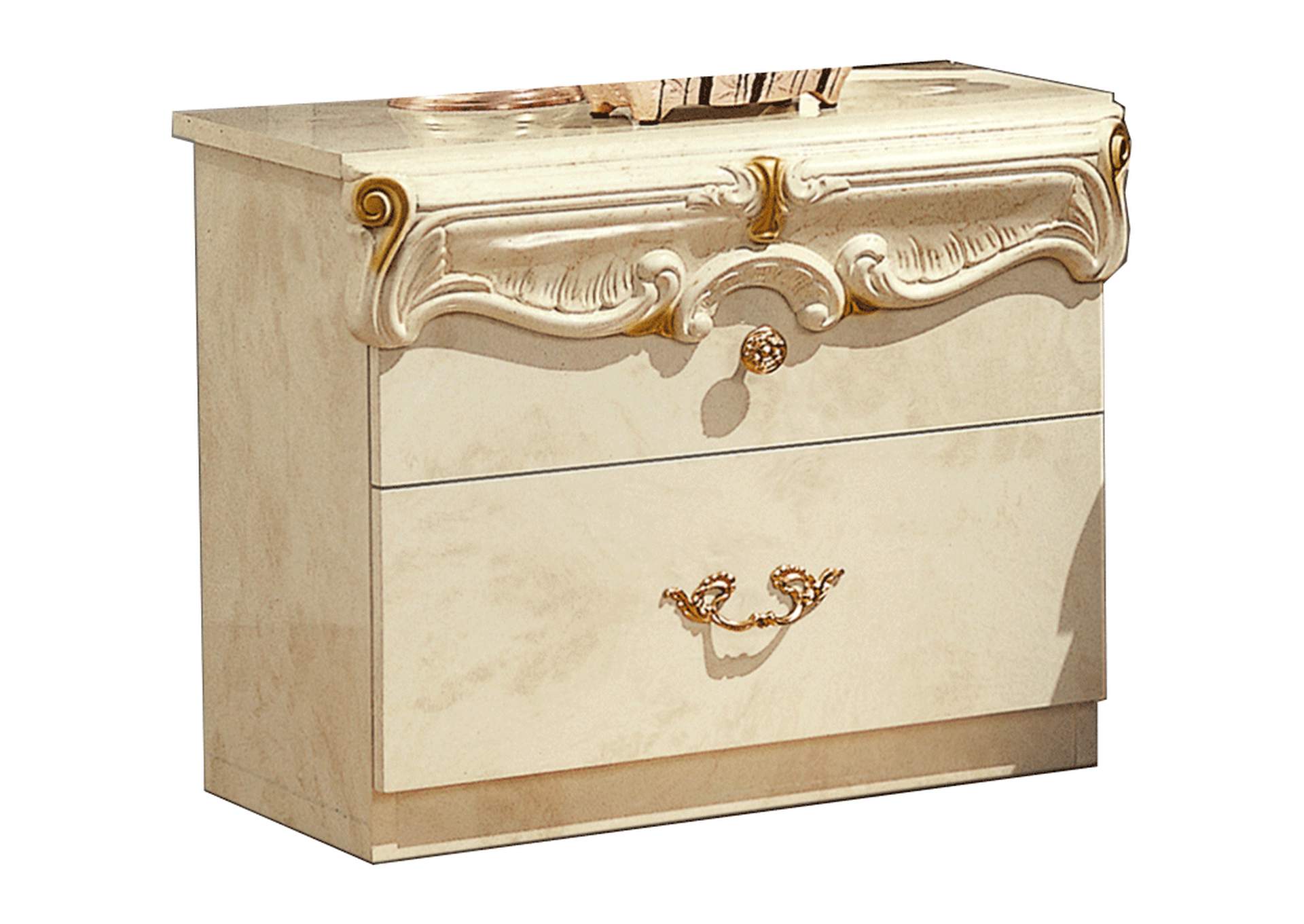 Barocco Ivory Nightstand SET image 1