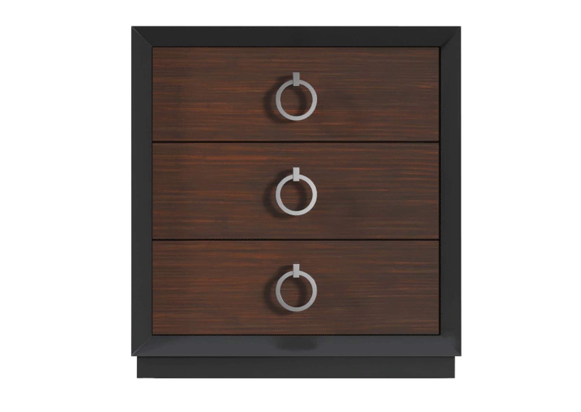 Emporio Black Nightstand SET image 1