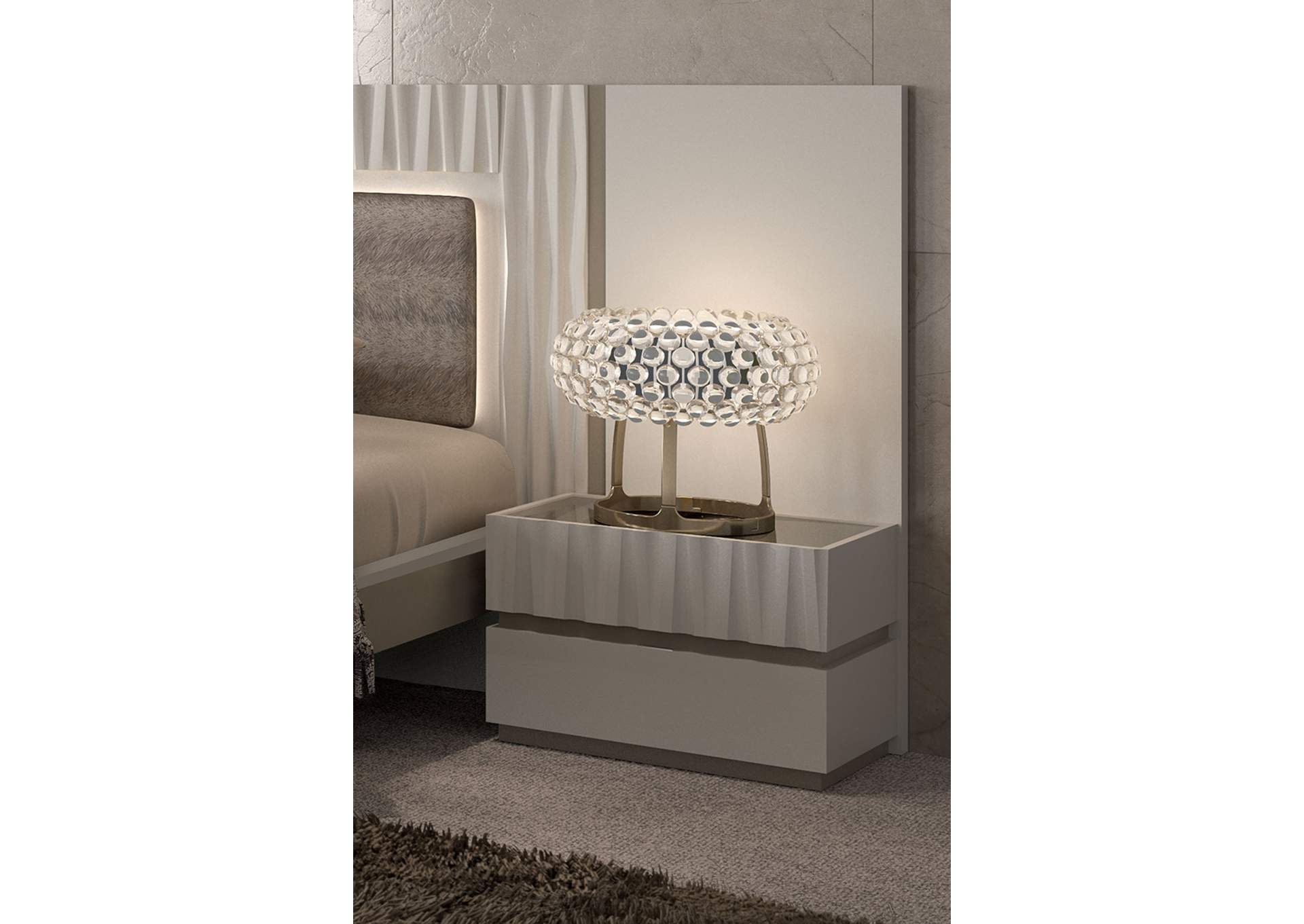Marina Nightstand Taupe SET image 3