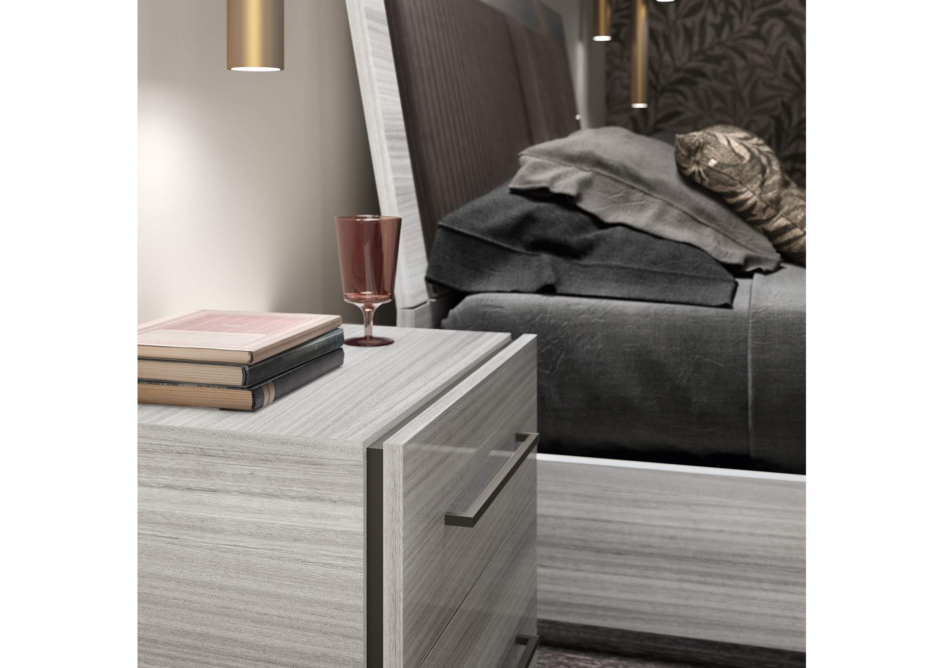 Mia Nightstand with Handles SET image 5