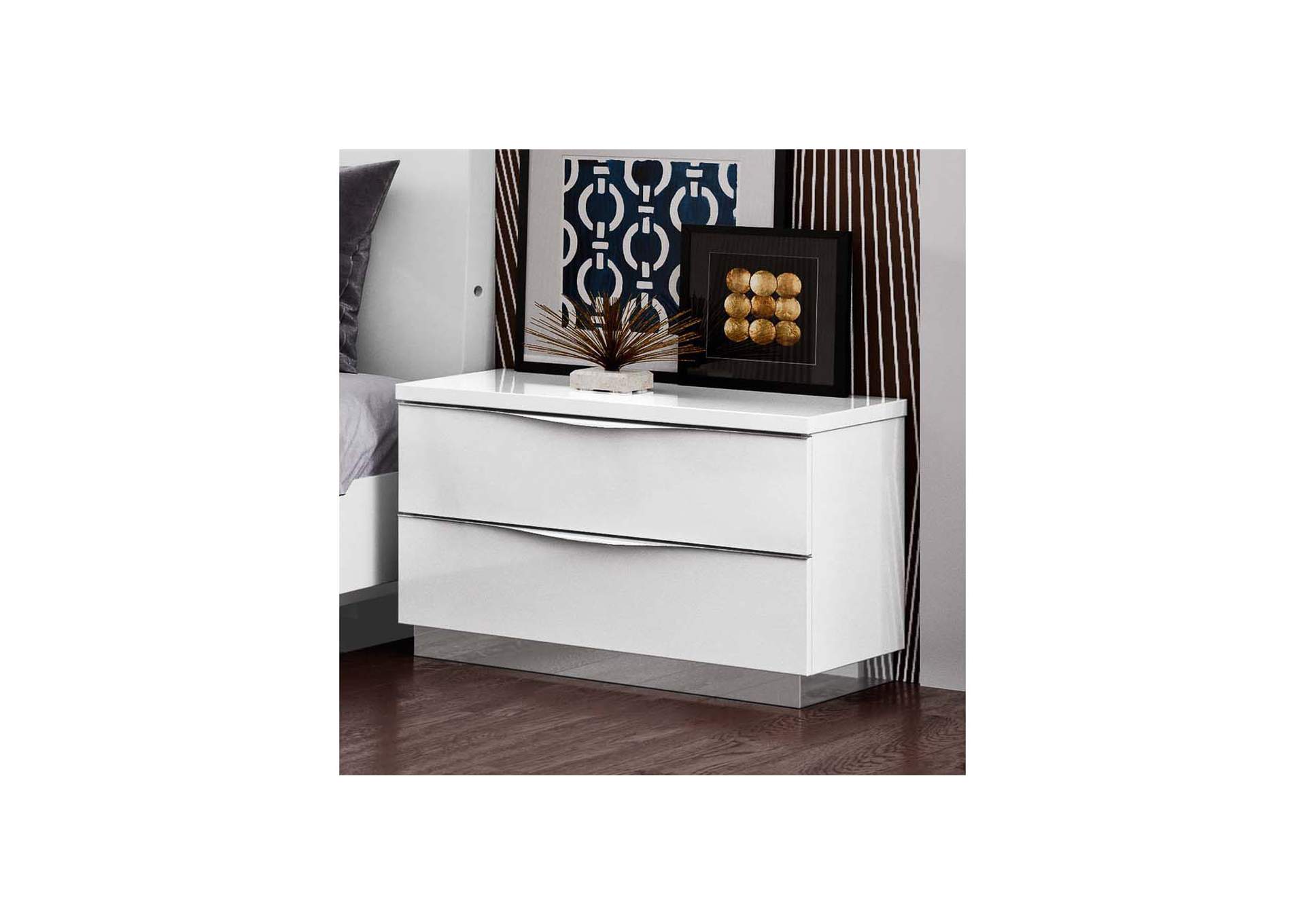 Onda White Maxi Nightstand SET image 3