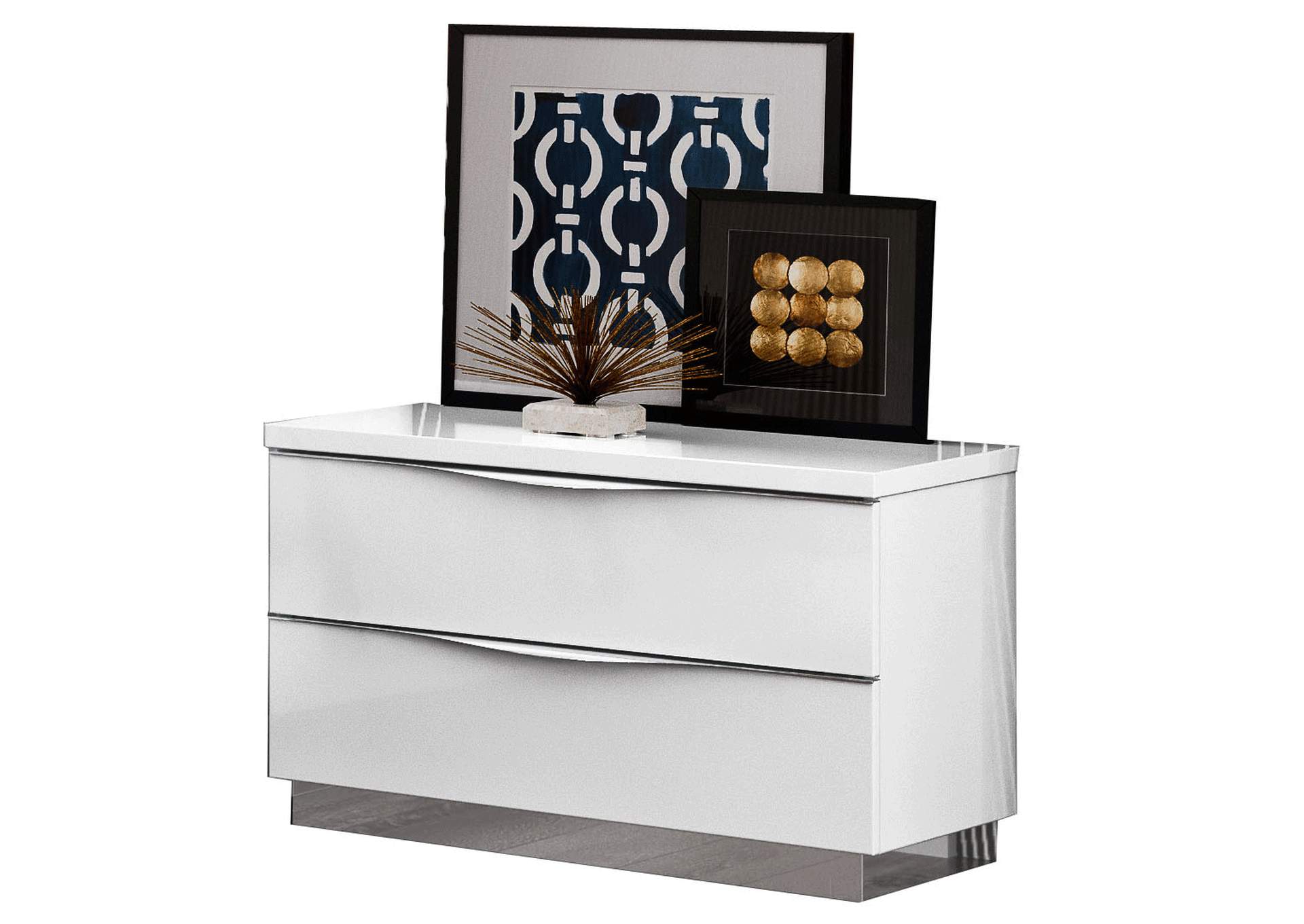 Onda White Maxi Nightstand SET image 1
