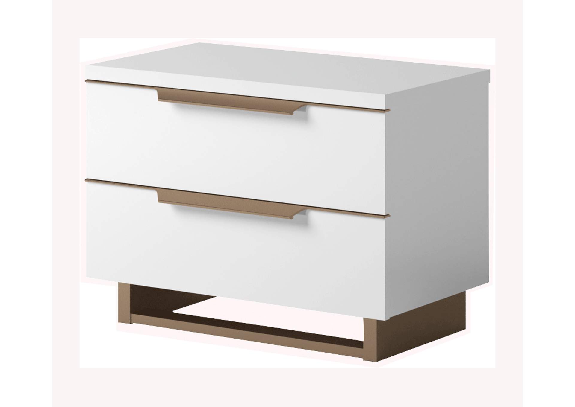 Smart Nightstand White SET image 1