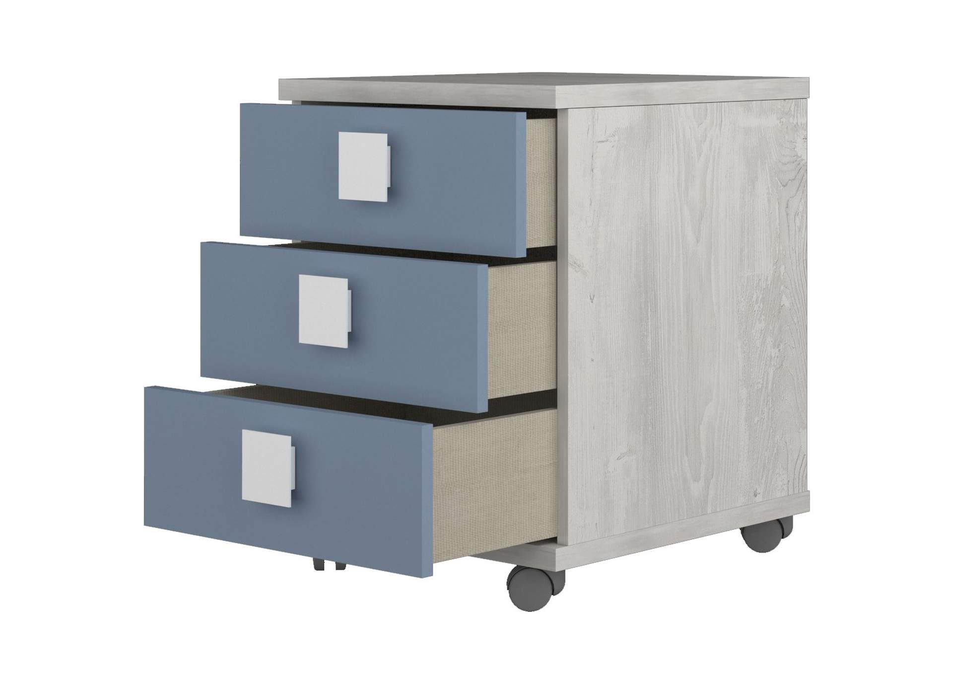 Jazz Kids Bedroom Oak Blue SET image 3