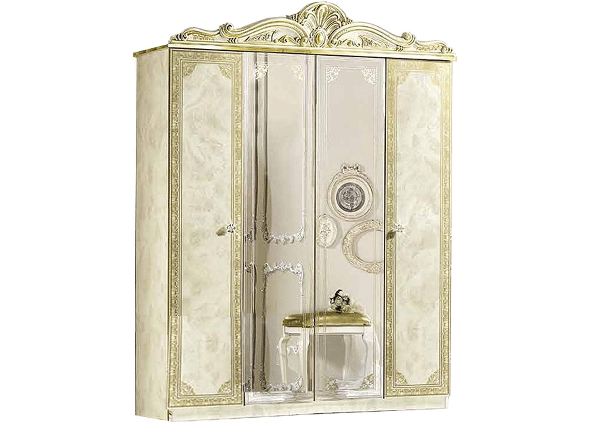 Leonardo 4 Door Wardrobe SET image 1