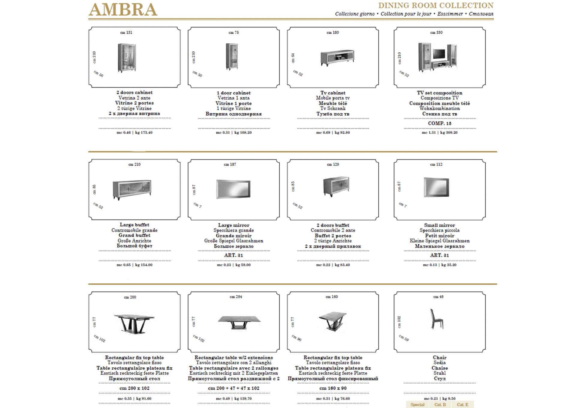 Arredoambra Dining By Arredo Classic SET image 3