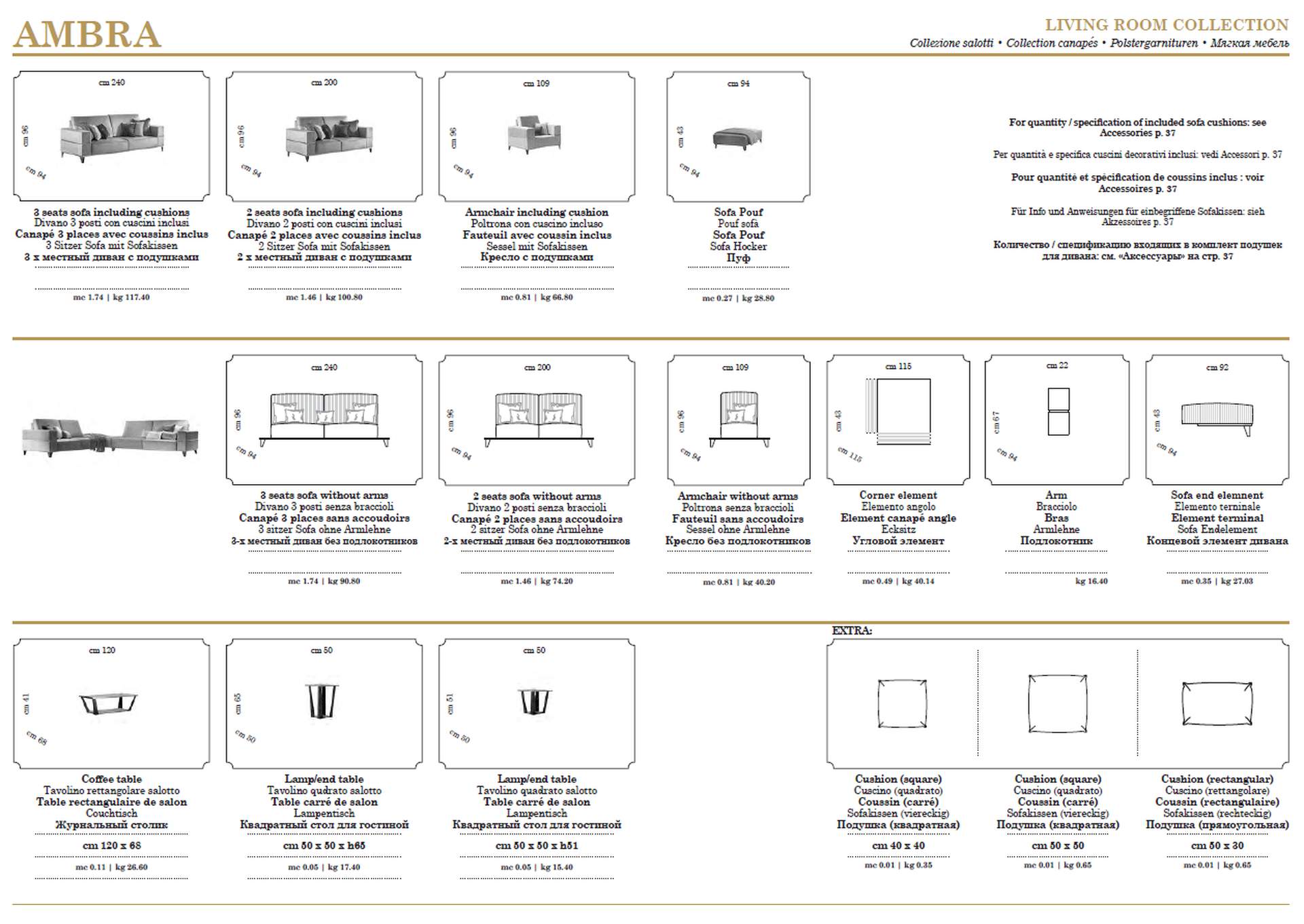 Arredoambra Living By Arredo Classic, Italy SET image 8
