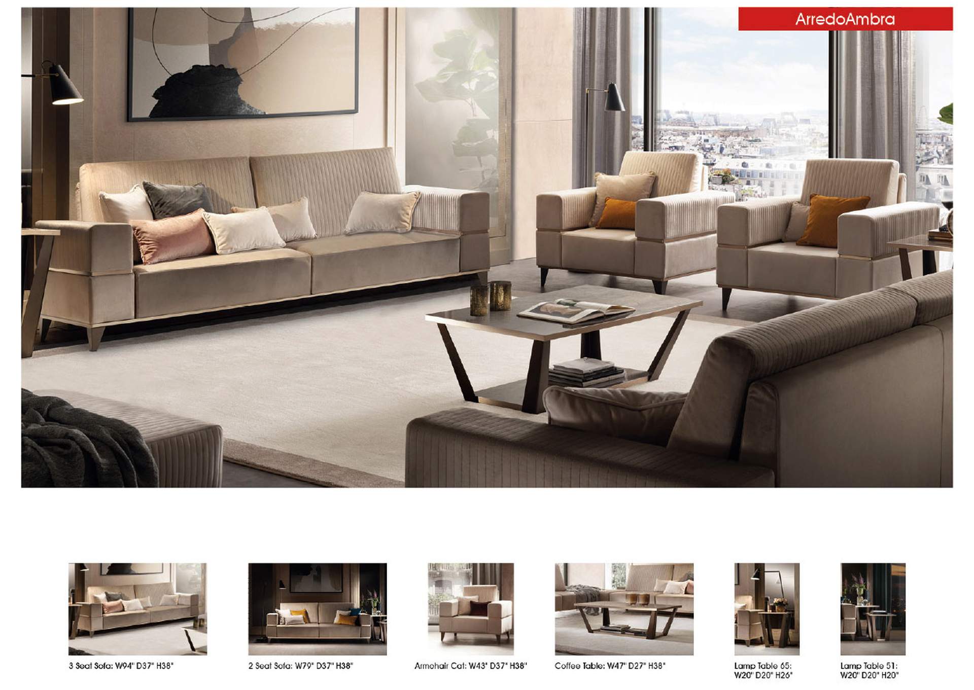 Arredoambra Living By Arredo Classic, Italy SET image 5