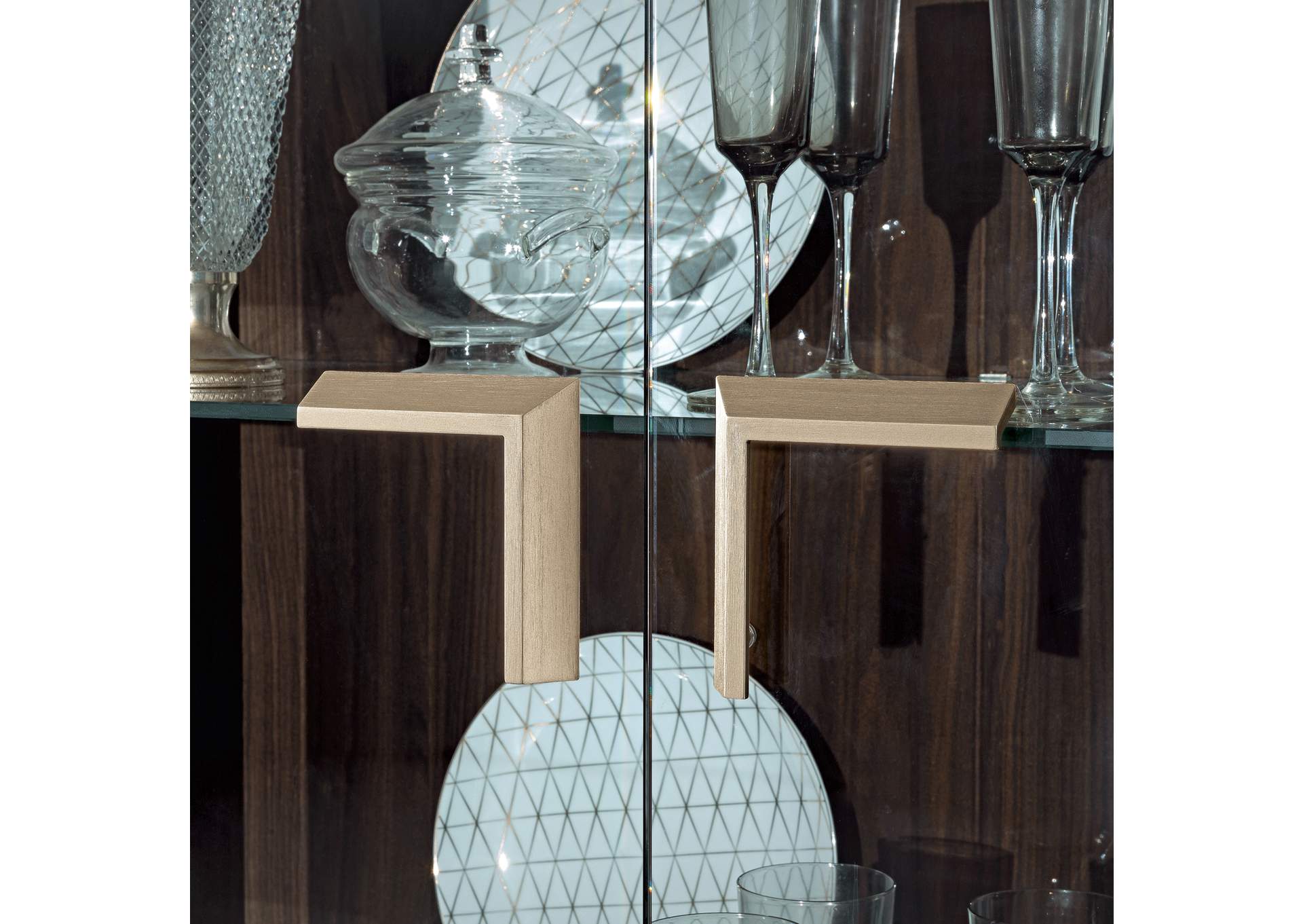 Volare Dining Room Dark Walnut SET image 5