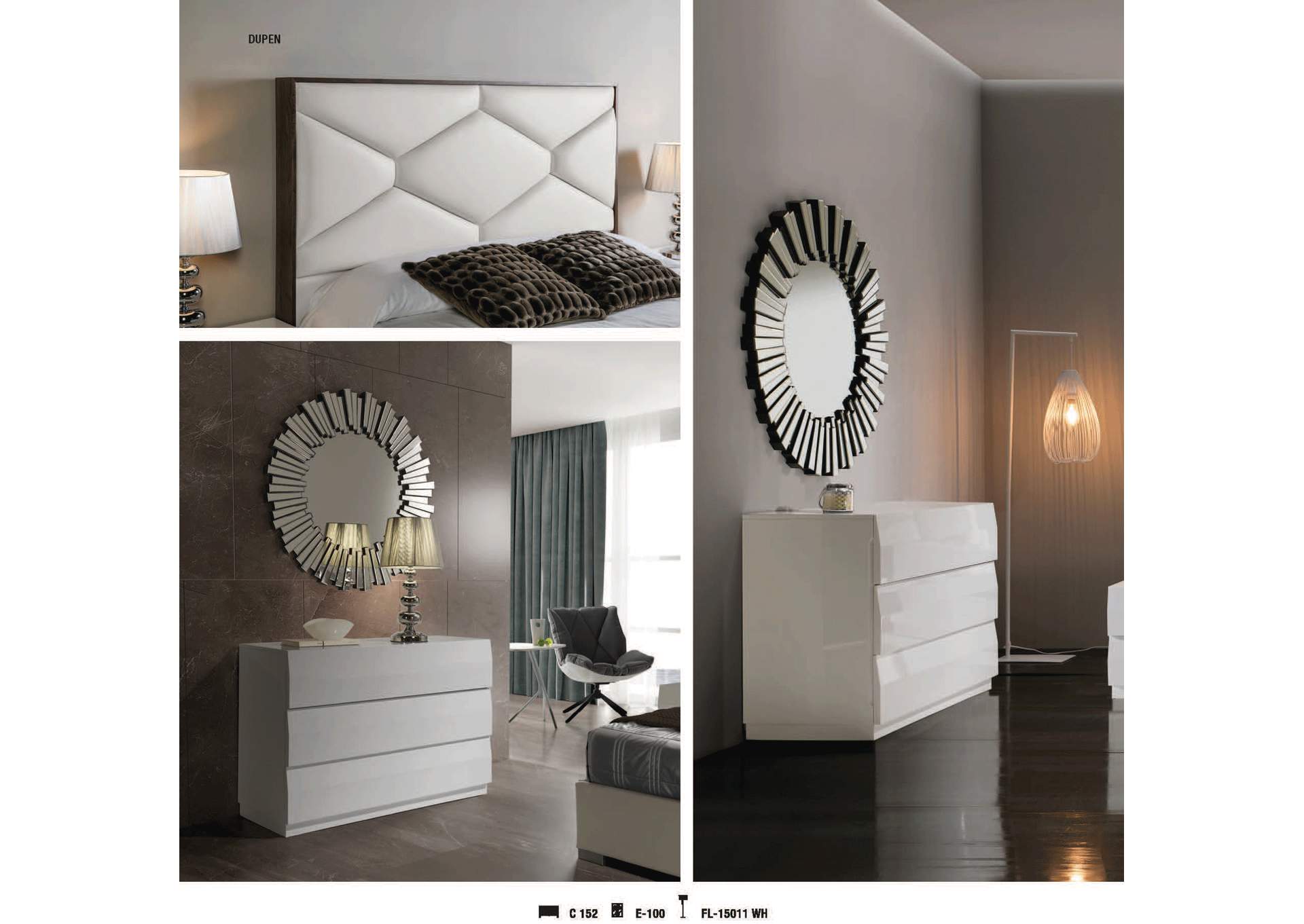 Martina Storage Bed White SET image 5