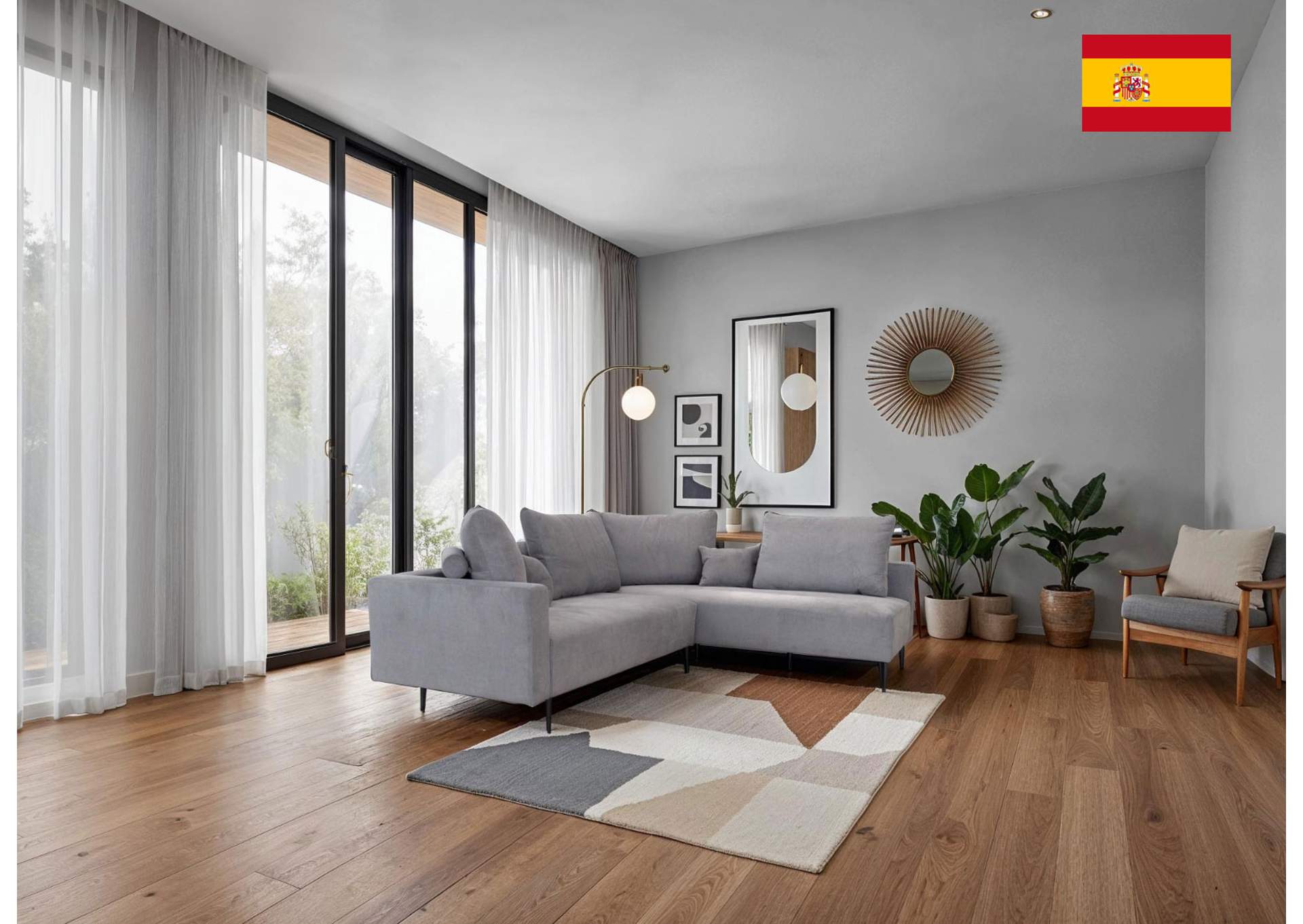 Redford Sectional Grey SET image 1