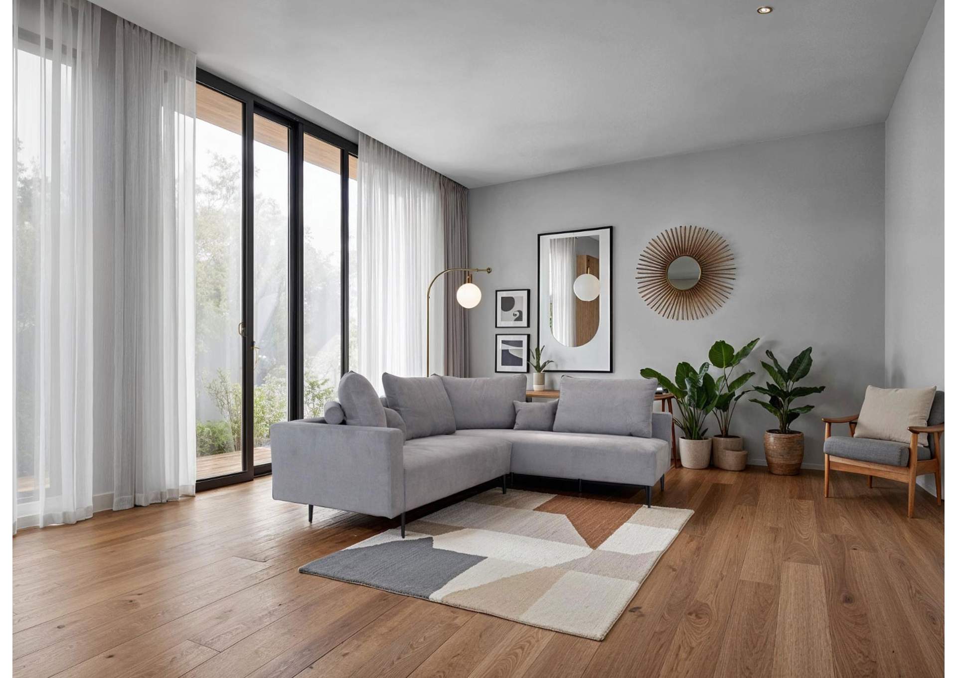 Redford Sectional Grey SET image 9