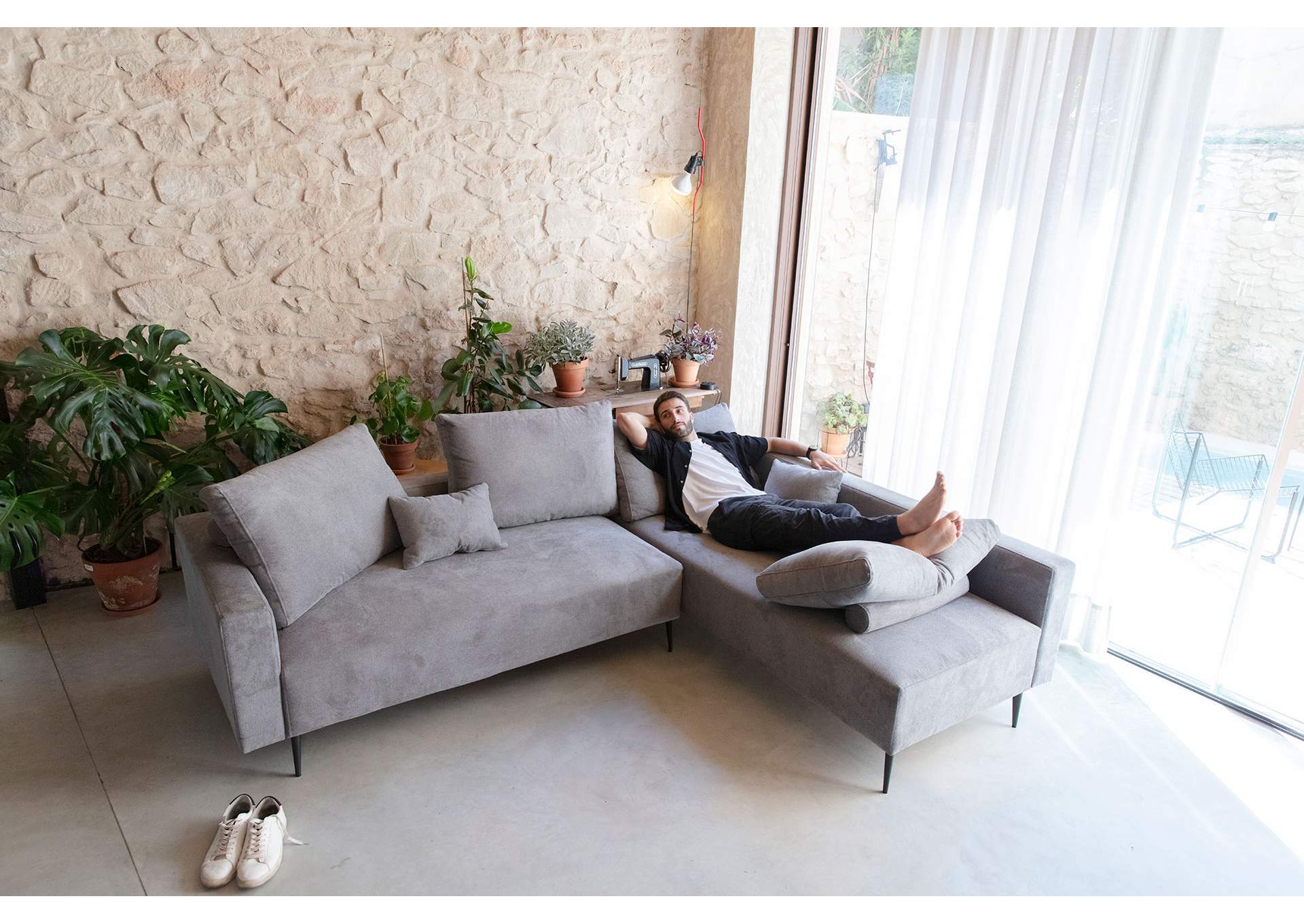 Redford Sectional Grey SET image 4