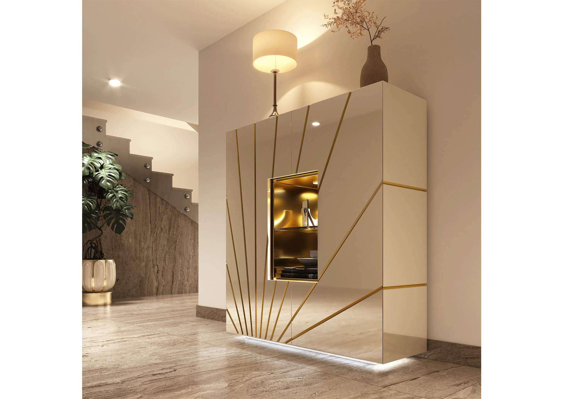 Oro White Dining Room SET image 6