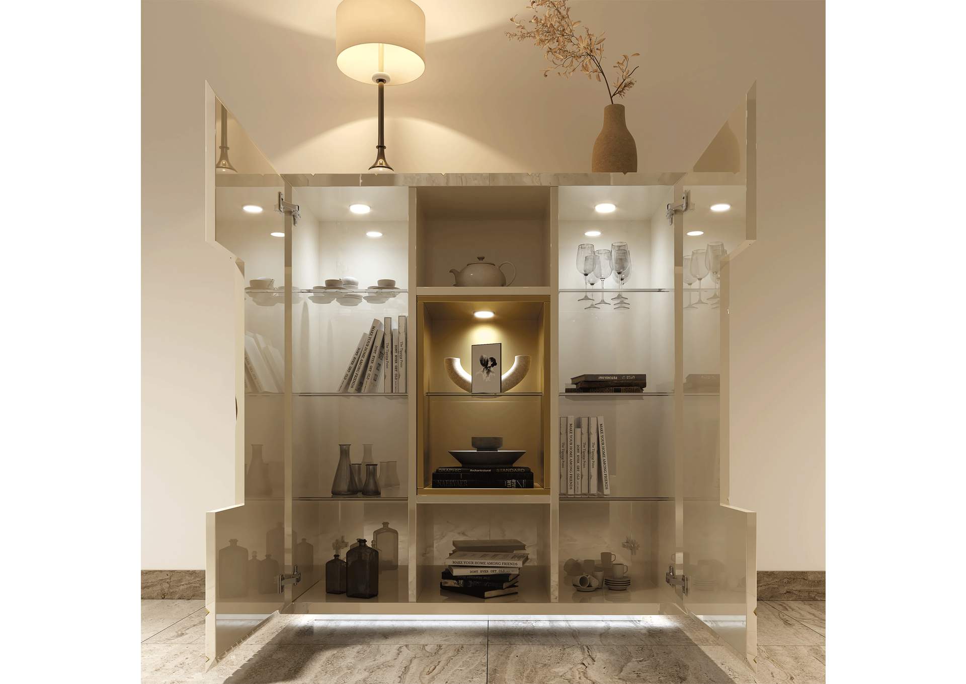 Oro White Dining Room SET image 5