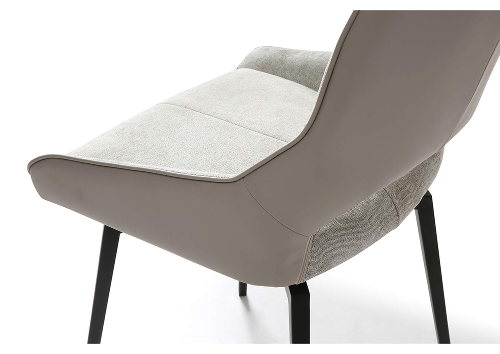 1239 Swivel Dining Chair Beige SET image 4