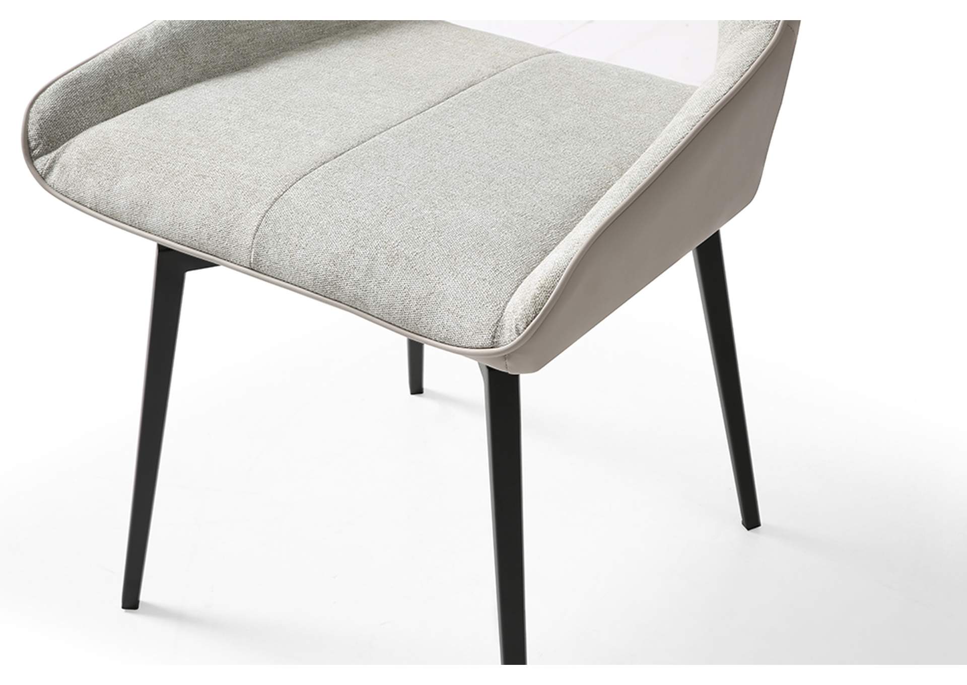 1239 Swivel Dining Chair Beige SET image 5