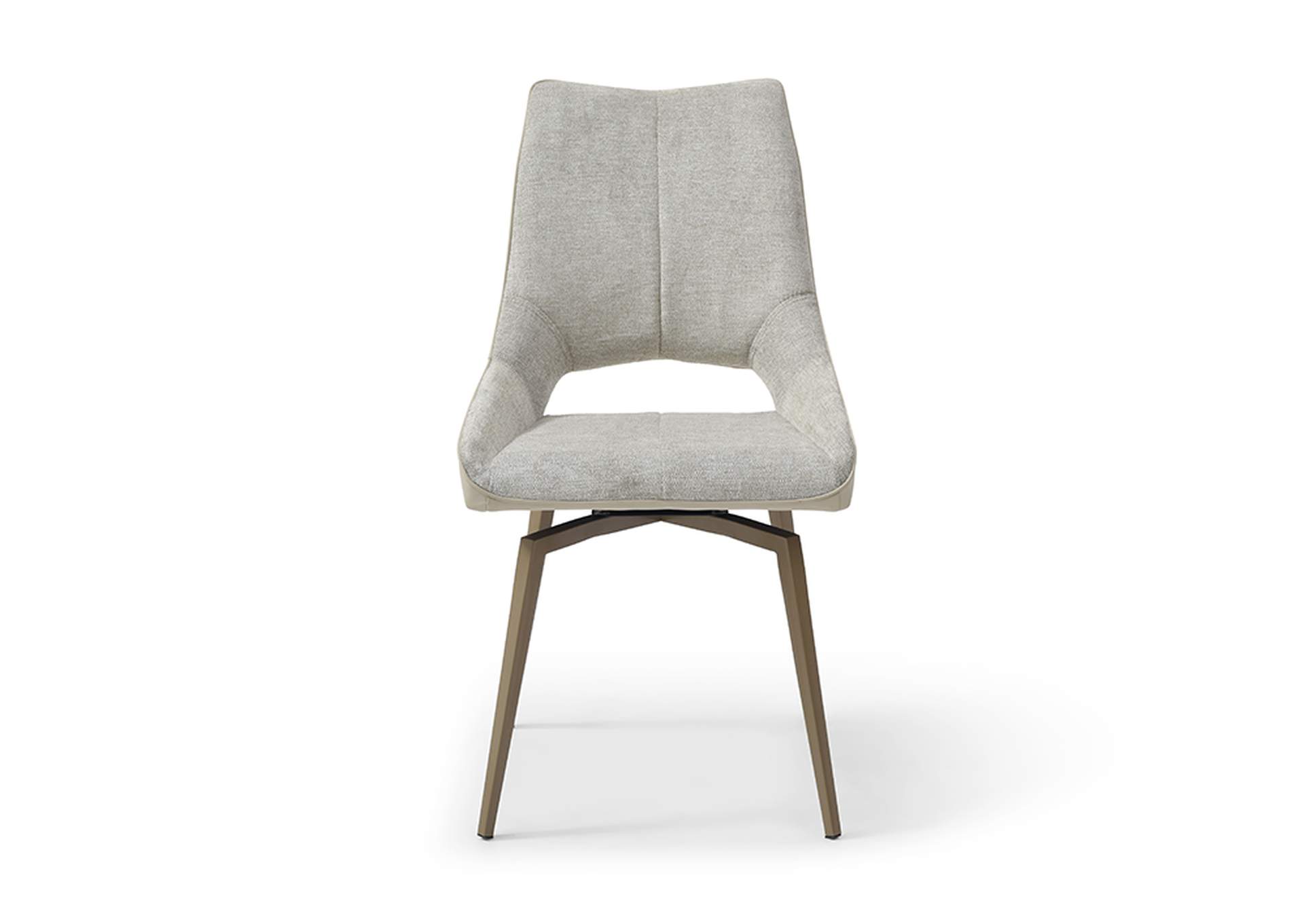 1239 Beige Champagne Chair SET image 1