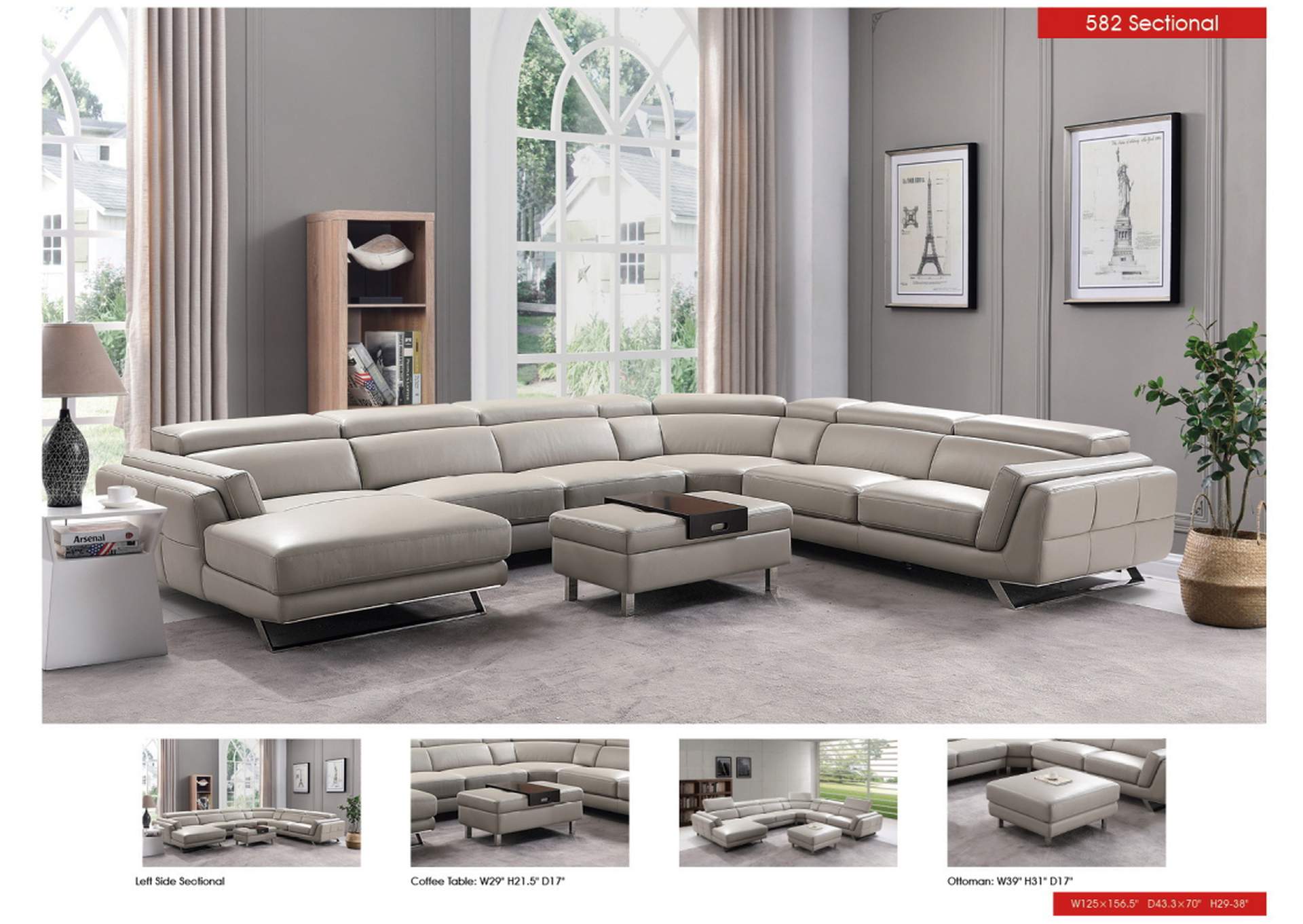 582 Sectional Right SET image 3