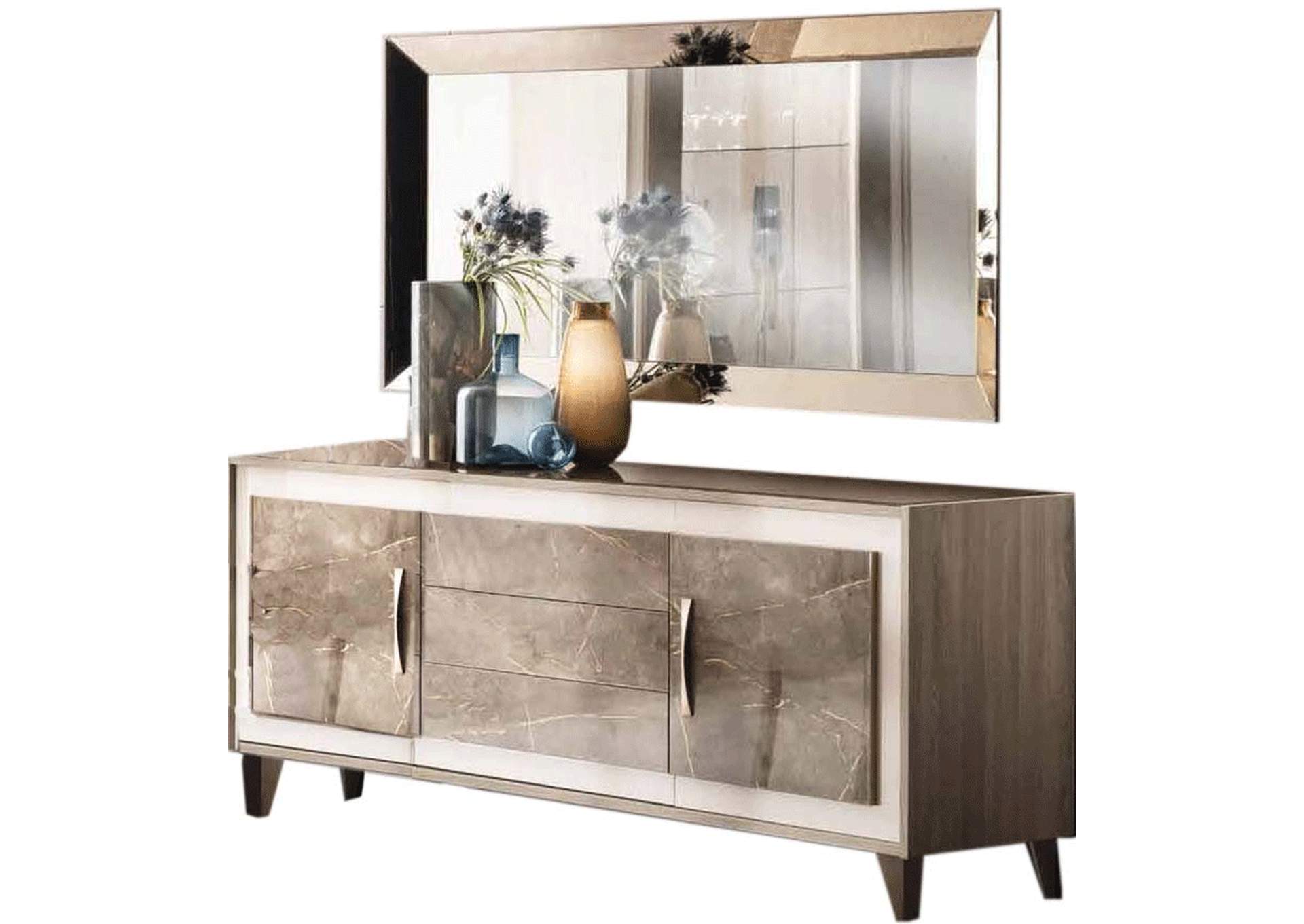 Arredoambra Buffet with Mirror By Arredo Classic SET image 1