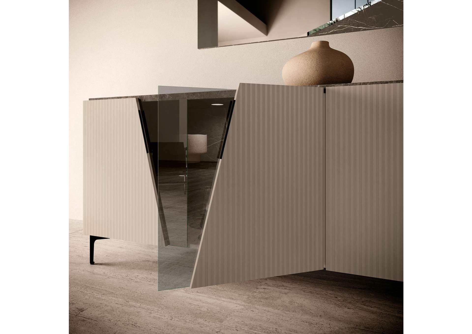 Fidia Buffet with Mirror SET image 5