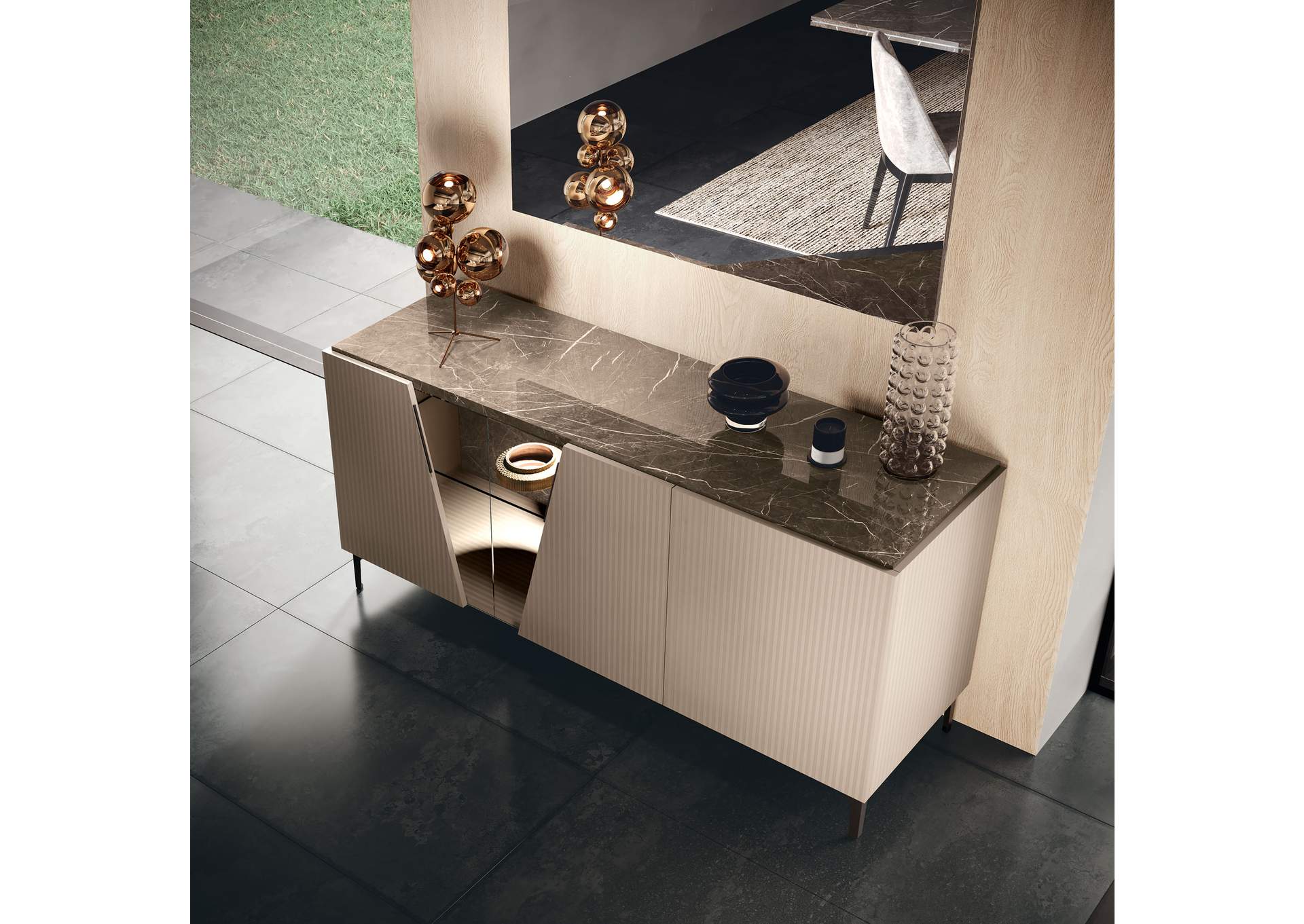 Fidia Buffet with Mirror SET image 3