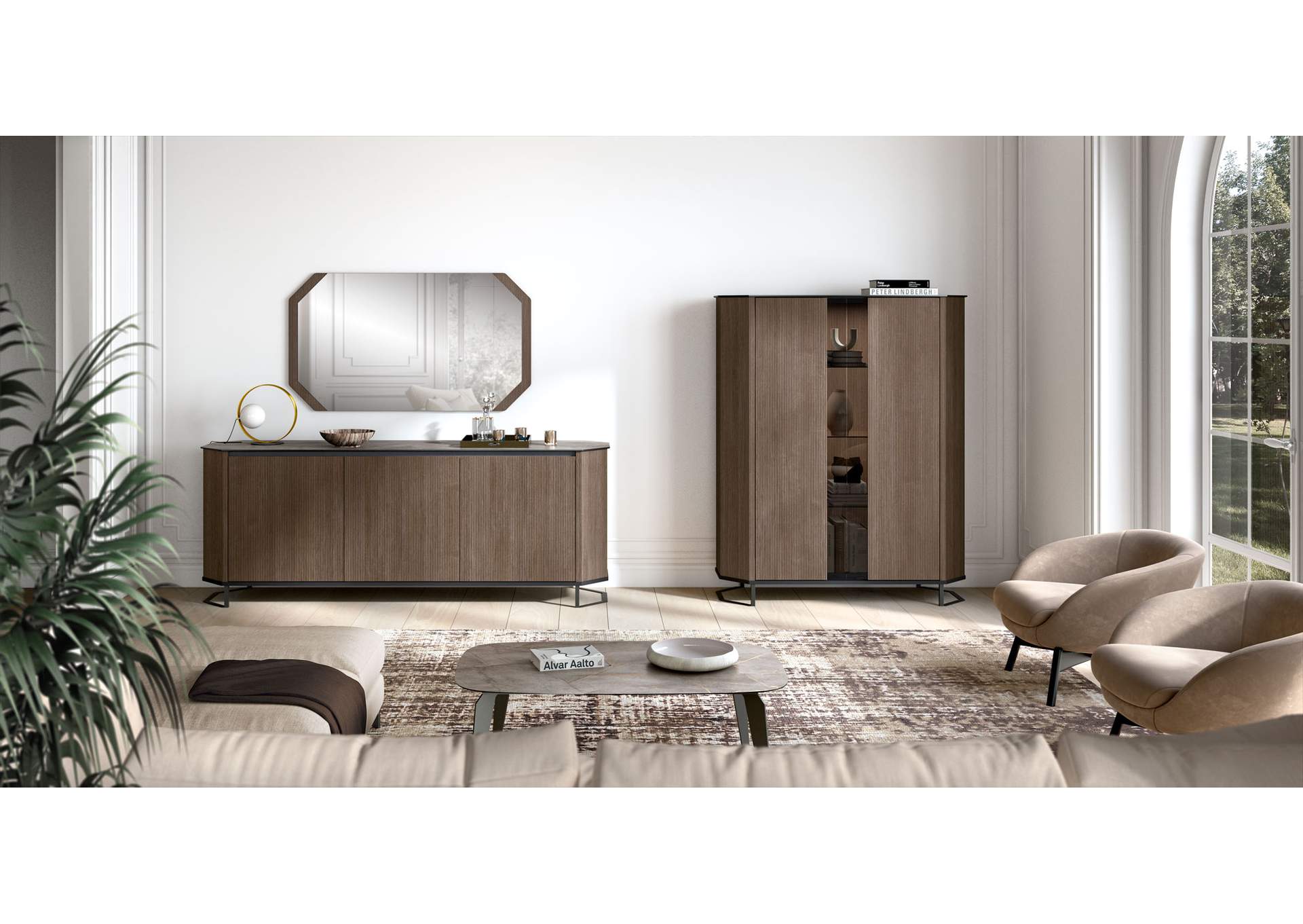 Hexagon 2 Door Cabinet SET image 5