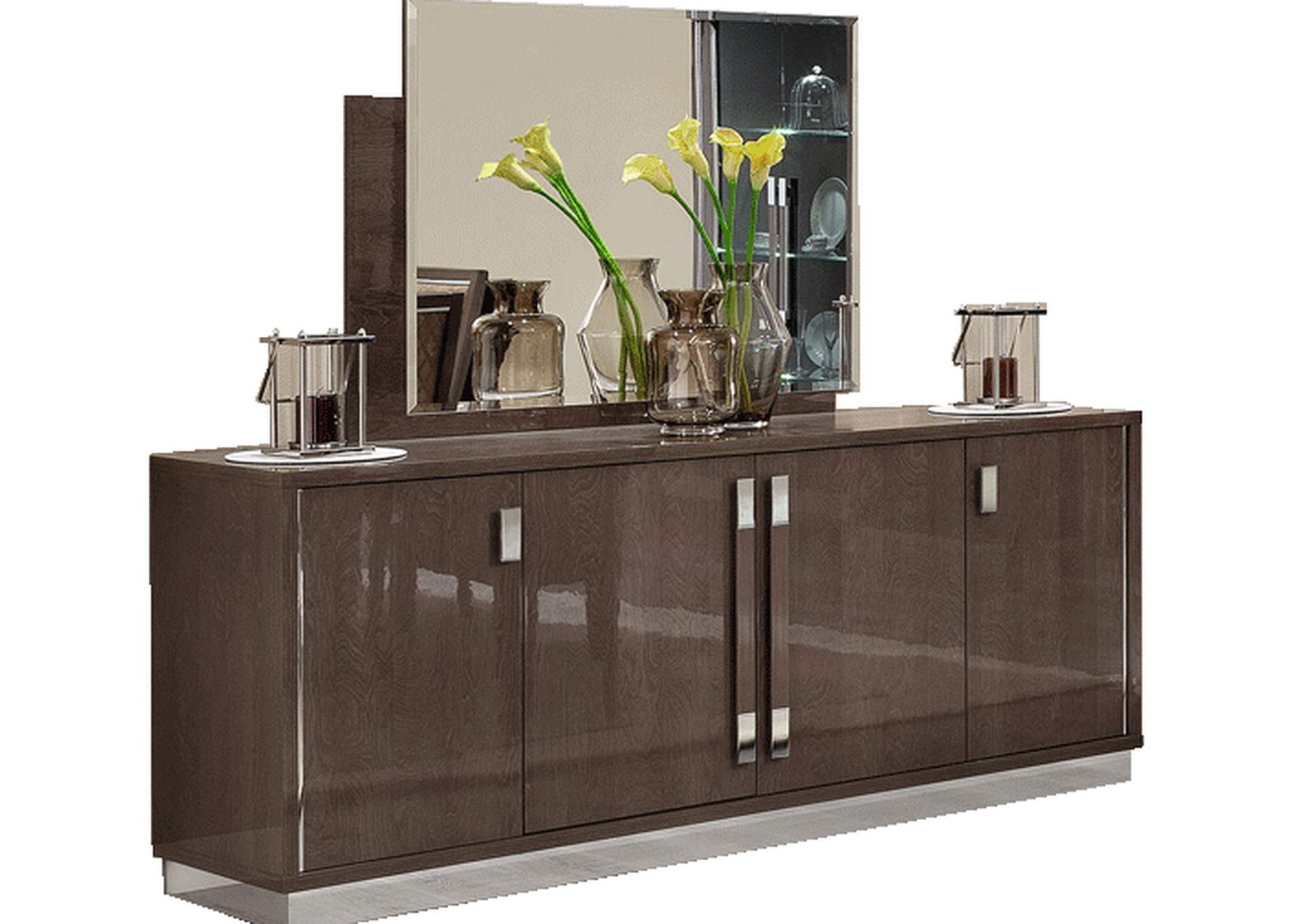 Platinum 4 Door Buffet with Mirror SET image 4