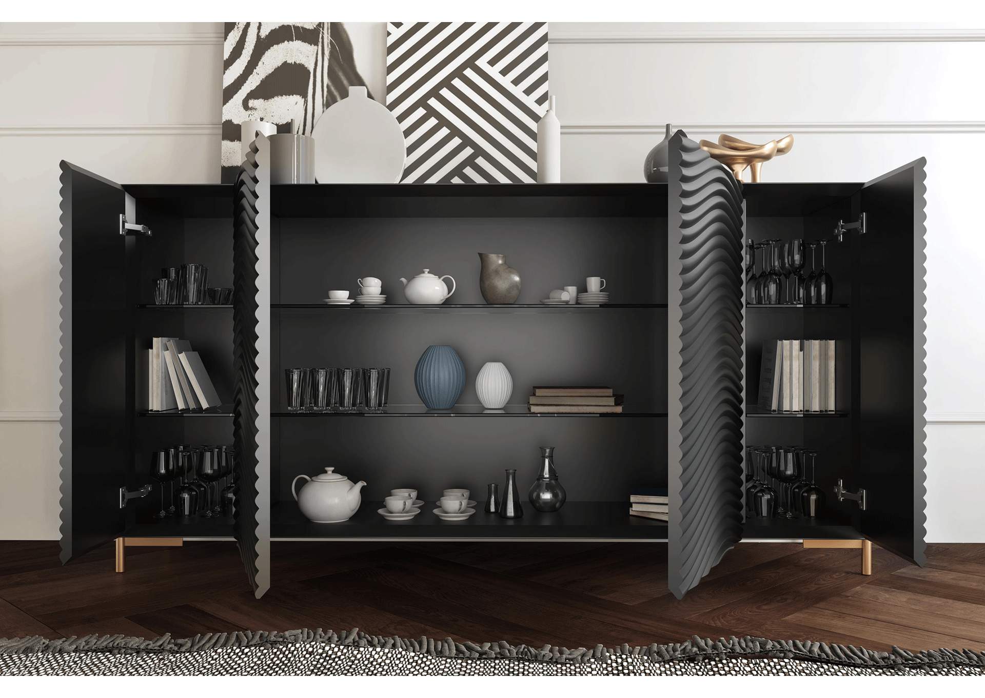 Wave 4 Door Buffet SET image 4