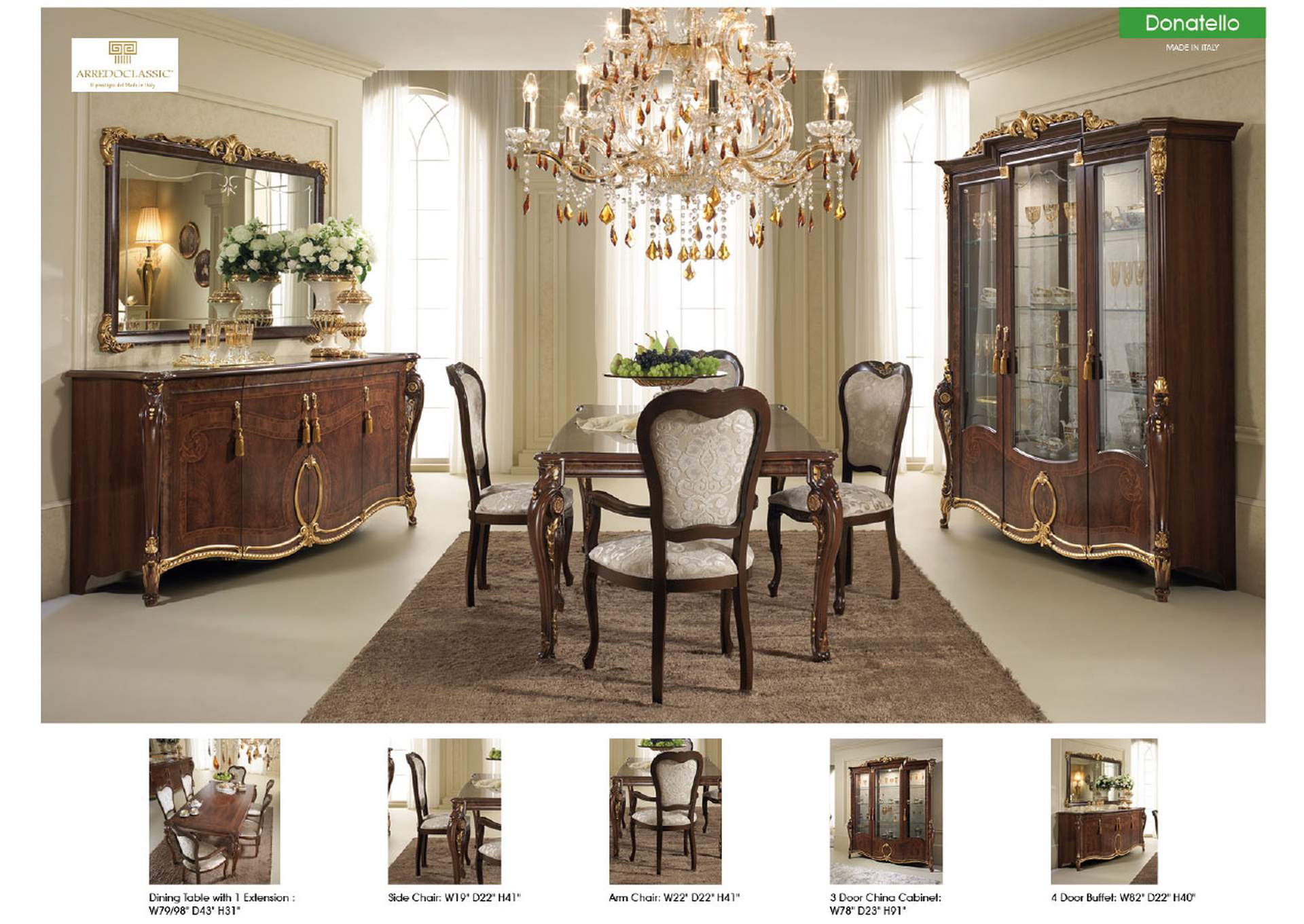 Donatello Dinning SET image 12